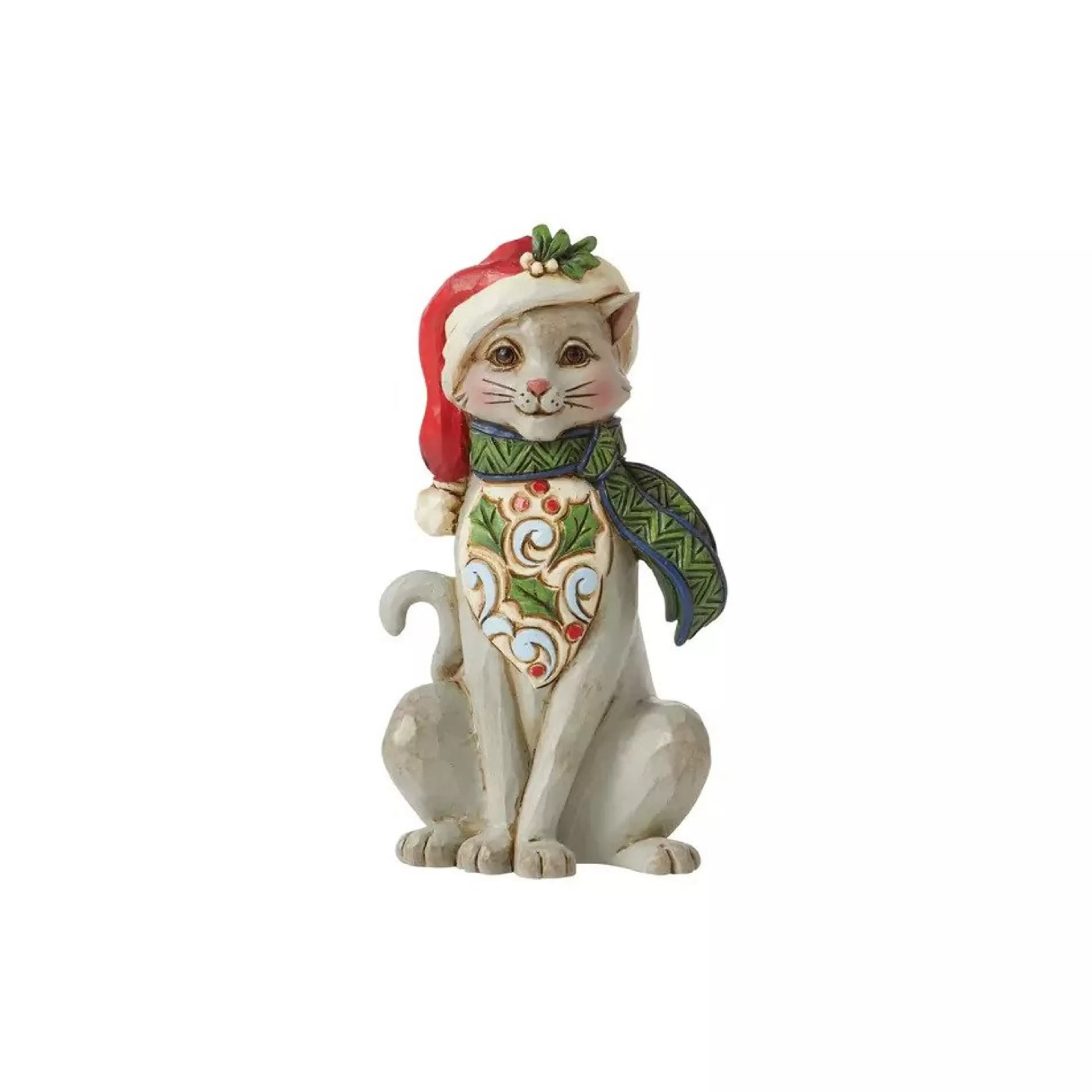 Jim Shore Table Top Decorations | Christmas Cat - 9.5Cm