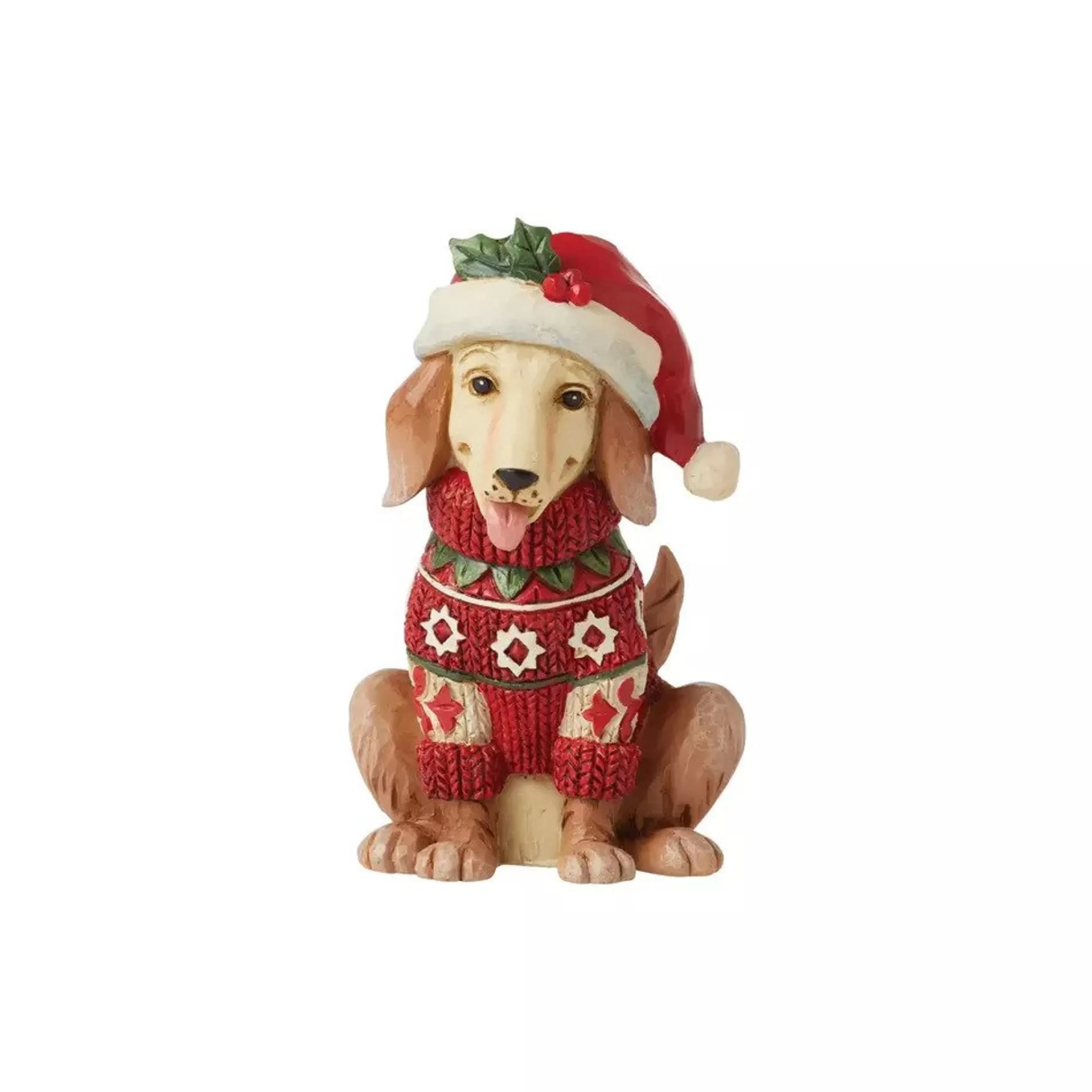 Jim Shore Table Top Decorations | Christmas Dog - 9Cm