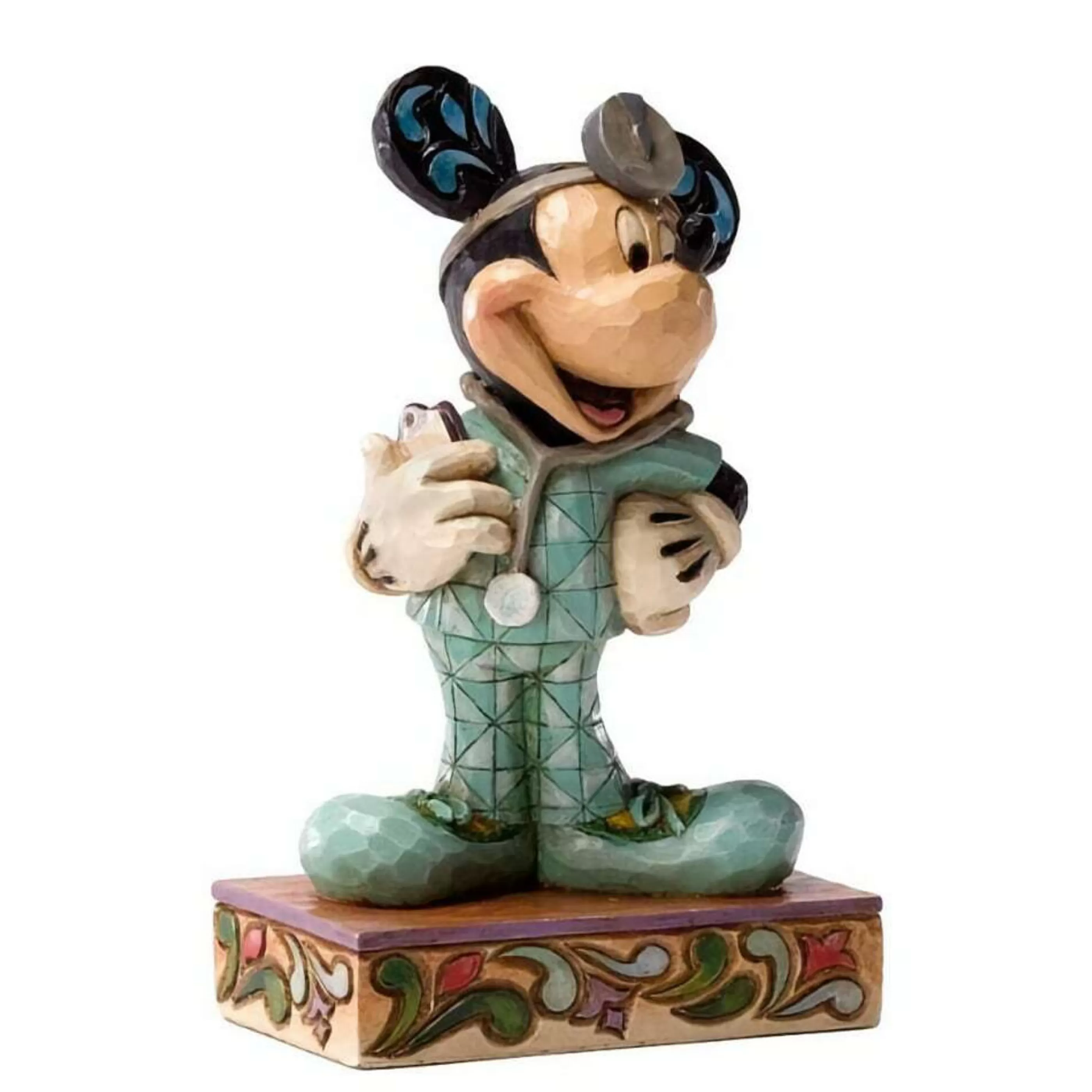 Disney Christmas Decorations Table Top Decorations | Jim Shore Doctor Mickey Mouse - 11Cm