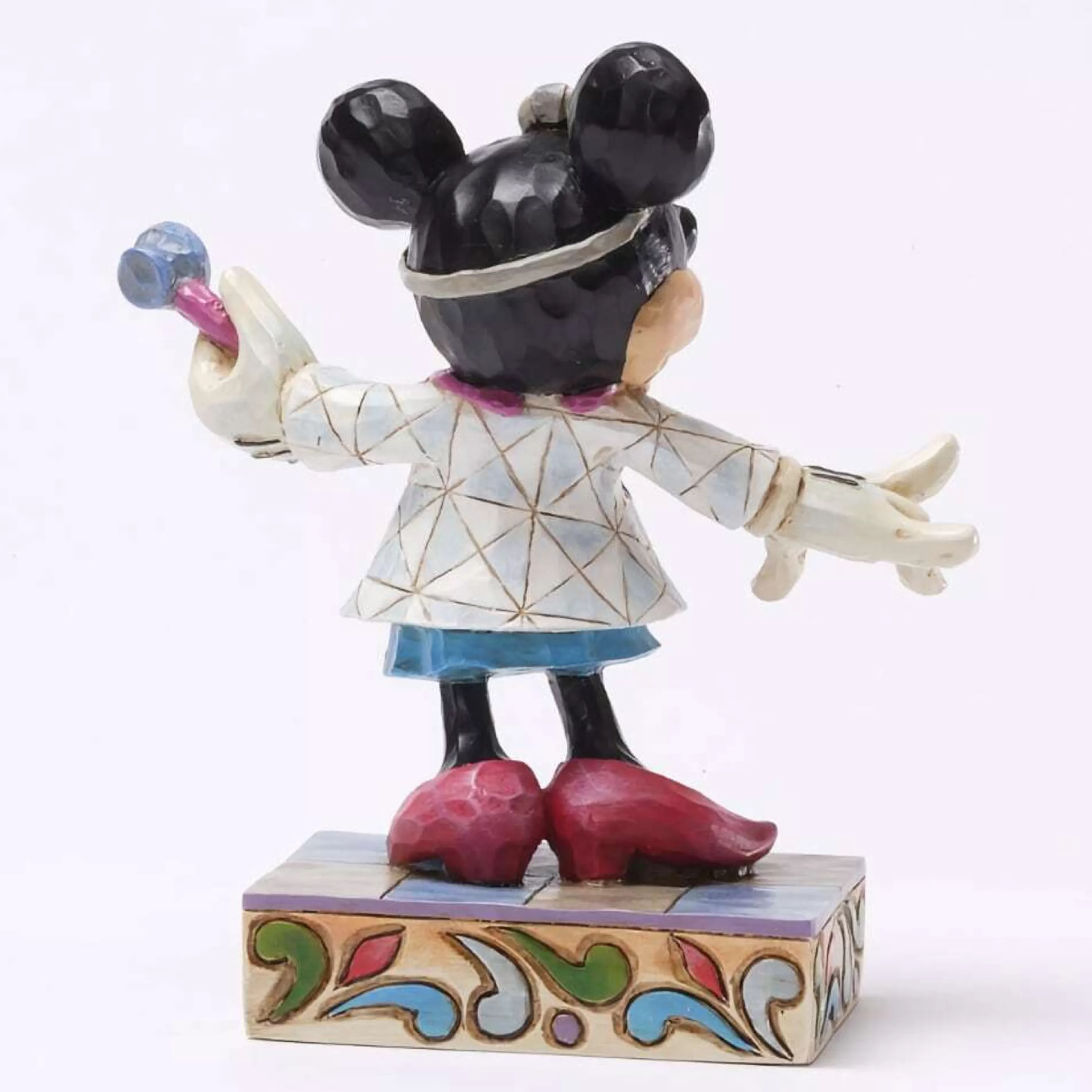 Disney Christmas Decorations Table Top Decorations | Jim Shore Doctor Minnie Mouse - 11Cm