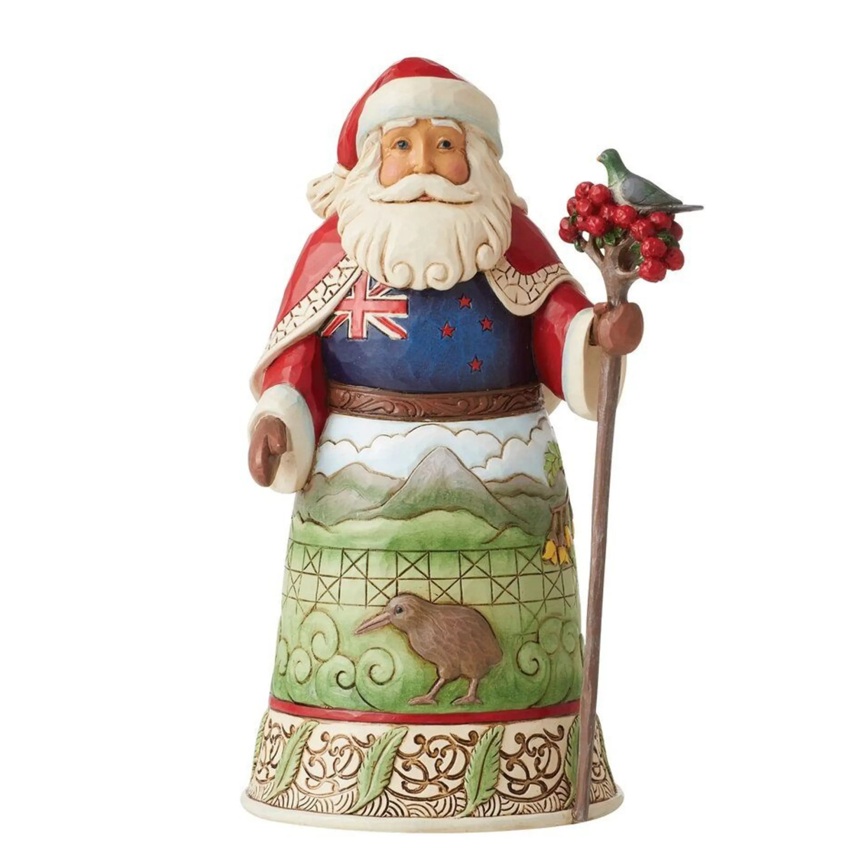 New Jim Shore New Zealand Santa - 18Cm