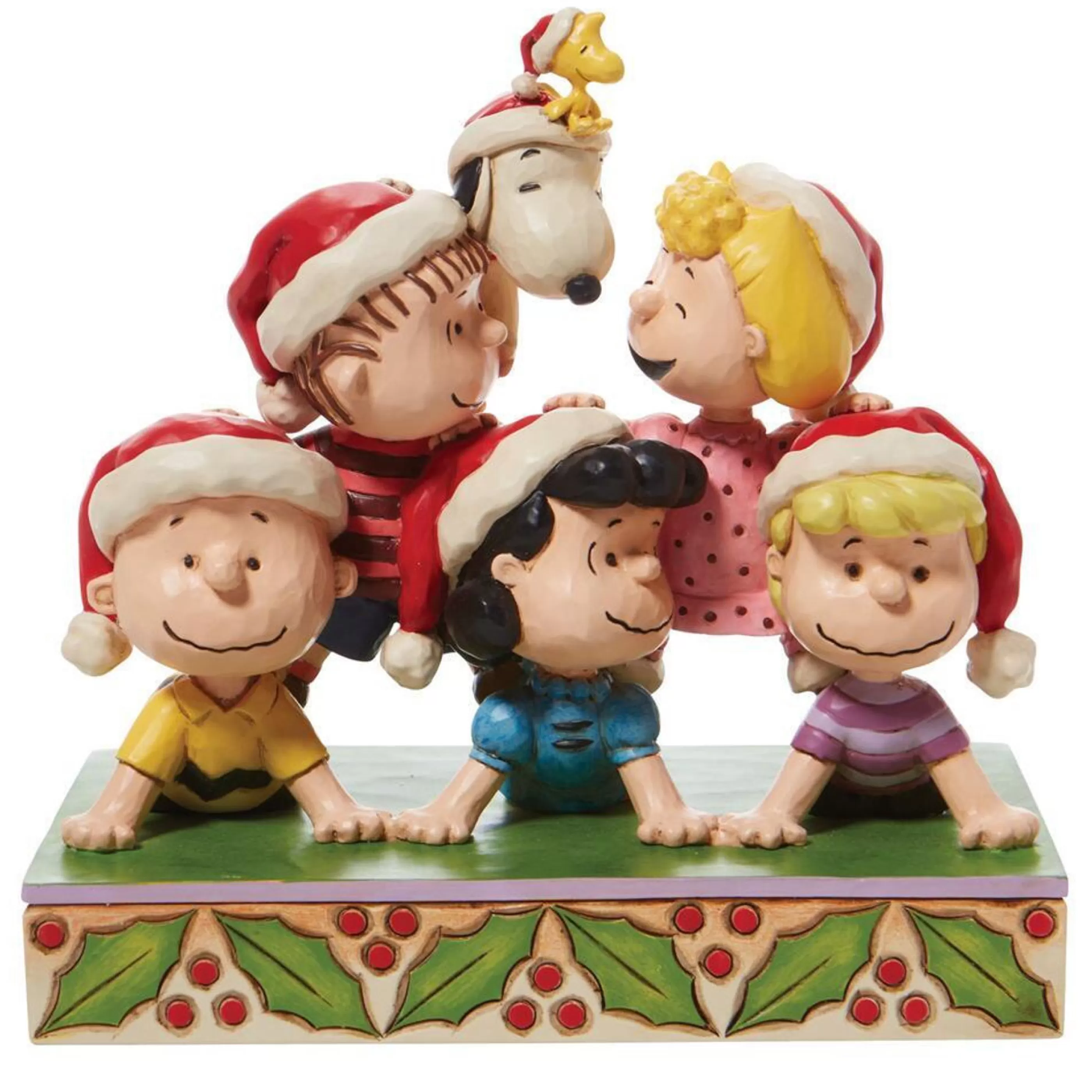 Jim Shore Table Top Decorations | Peanuts Holiday Stacking - 16.5Cm