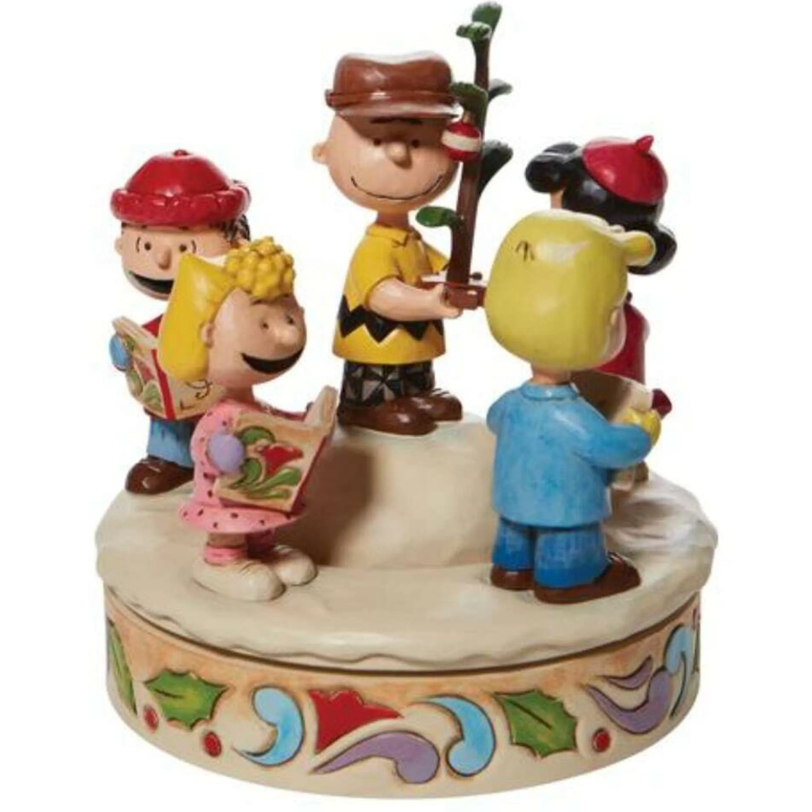 Jim Shore Table Top Decorations | Peanuts Musical Gang Caroling - 17.5Cm