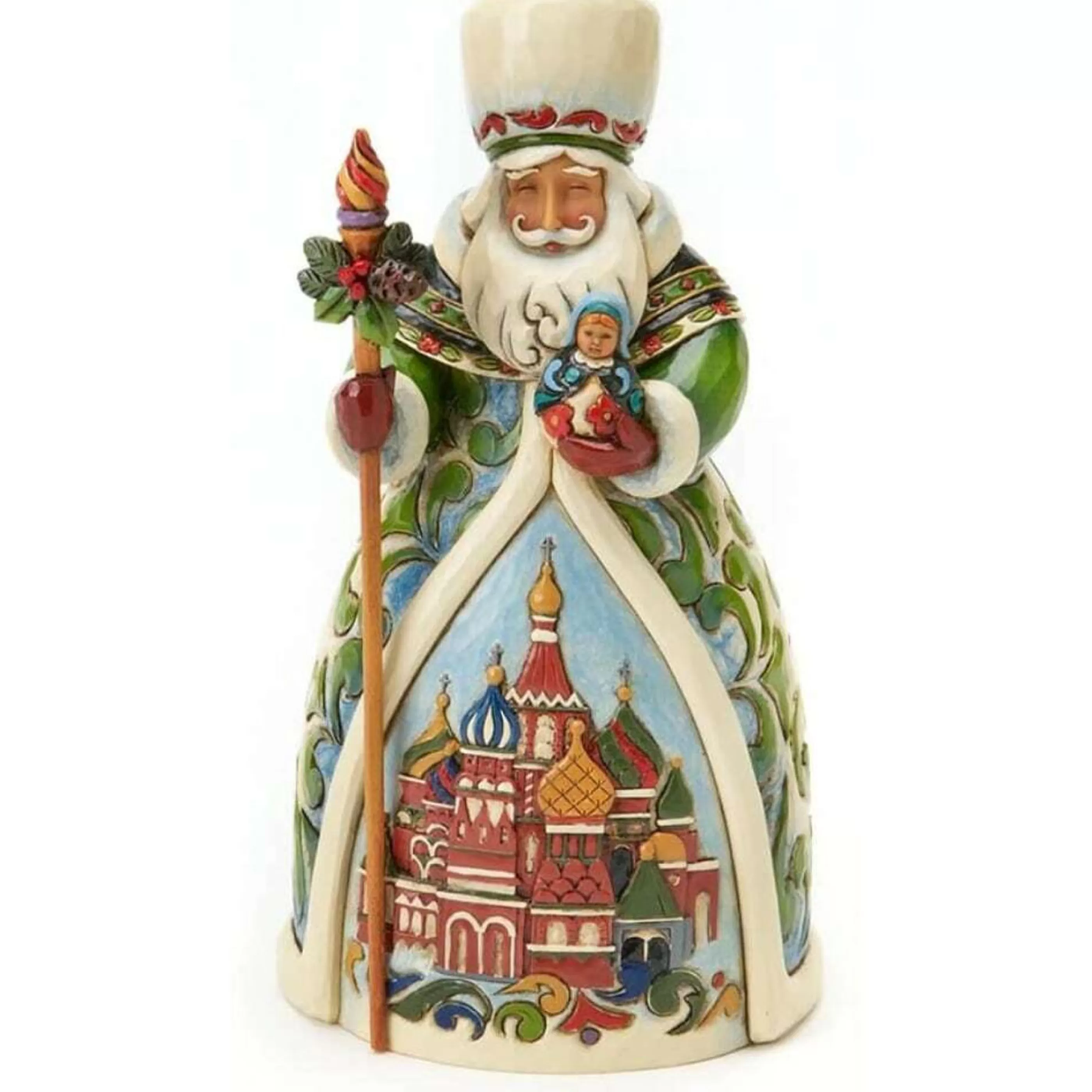 Jim Shore Table Top Decorations | Russian Santa - 18Cm