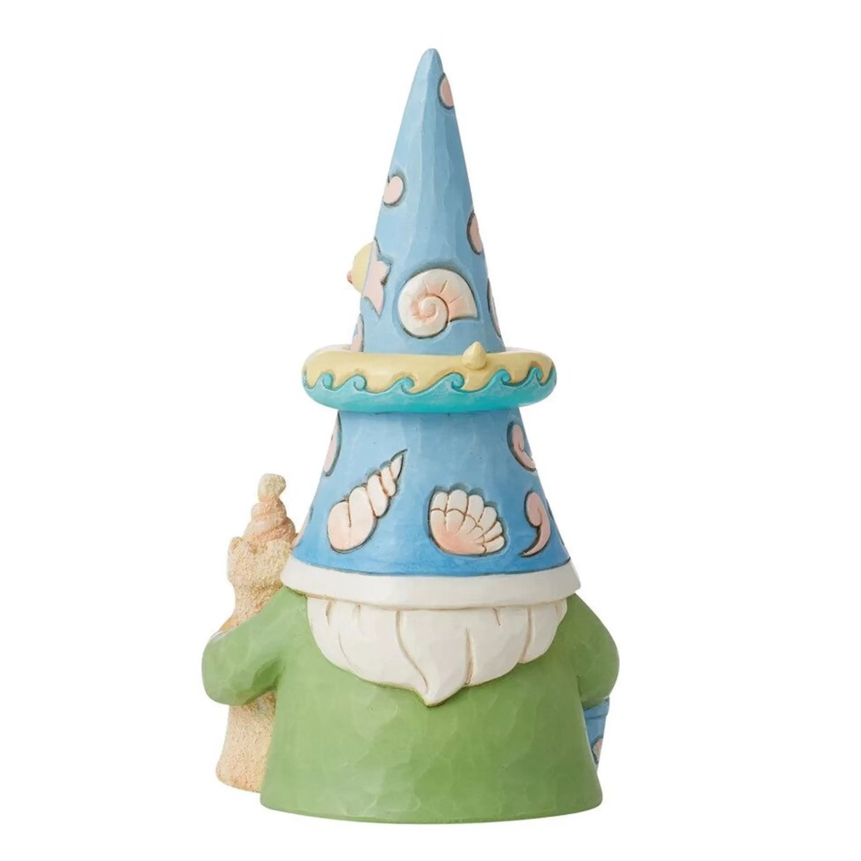 Jim Shore Table Top Decorations | Sand Castle Gnome - 16Cm