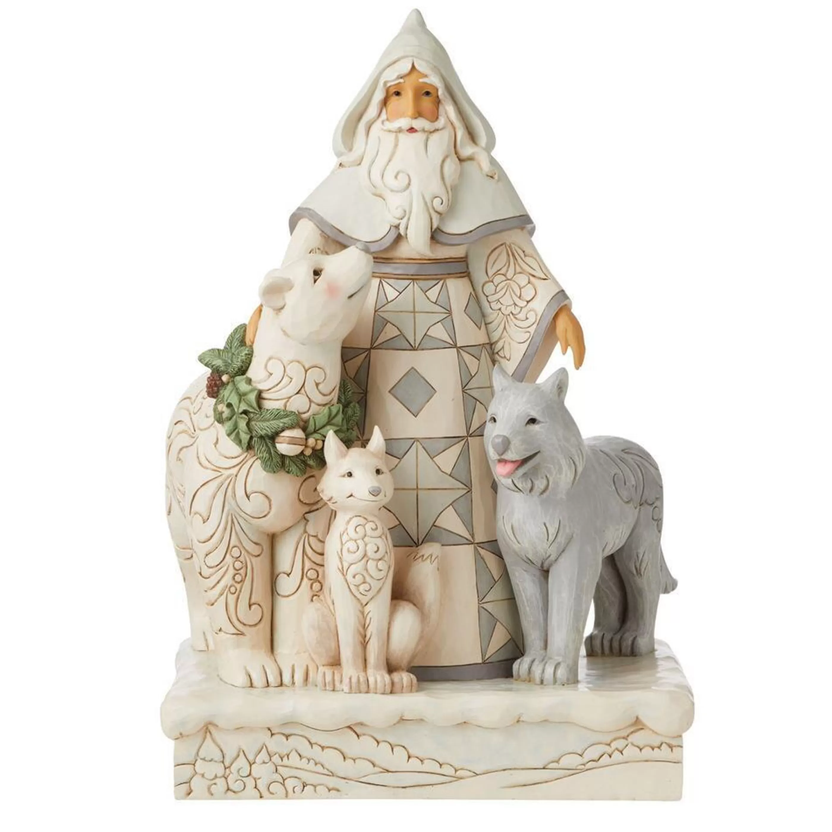 Outlet Jim Shore Santa Claus With Animals - 48Cm