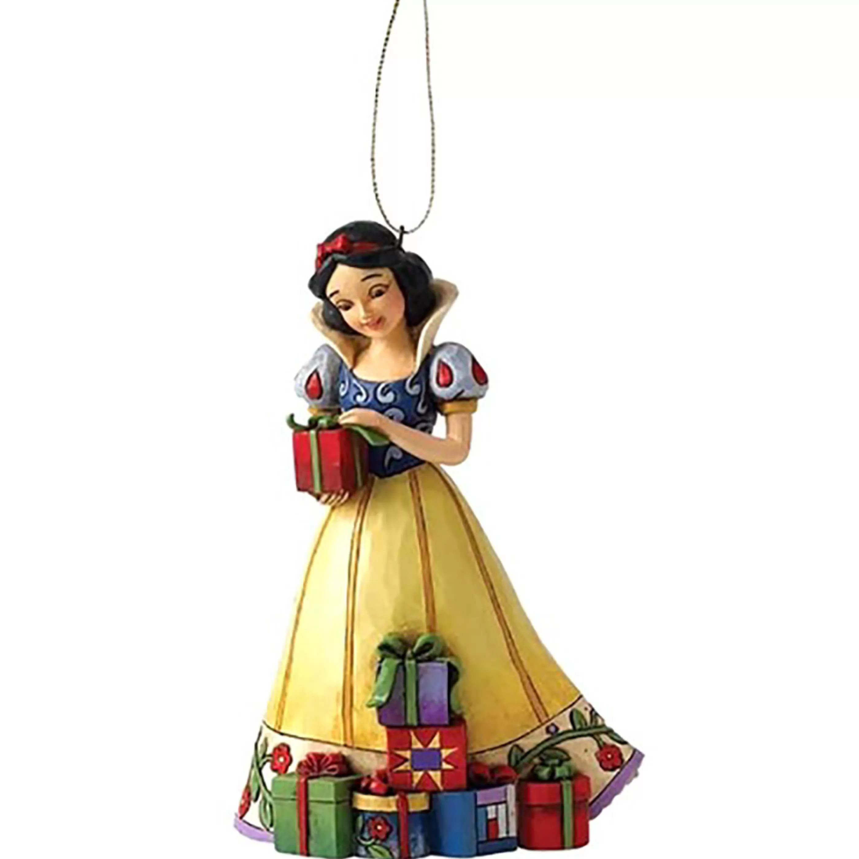 Disney Christmas Decorations Hanging Christmas Ornaments | Jim Shore Snow White Hanging Ornament- 11Cm