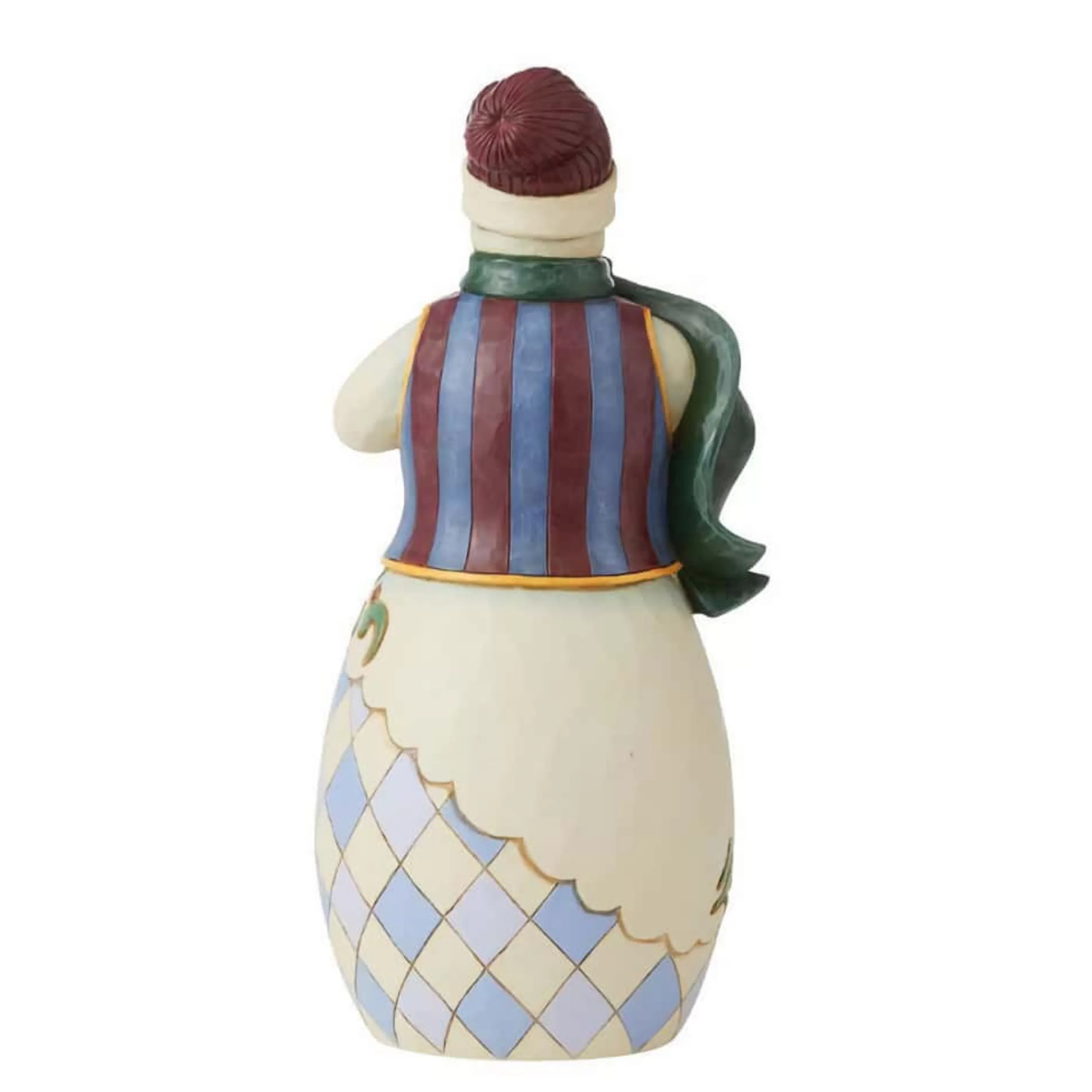 Jim Shore Table Top Decorations | Snowman With Nativity - 24Cm