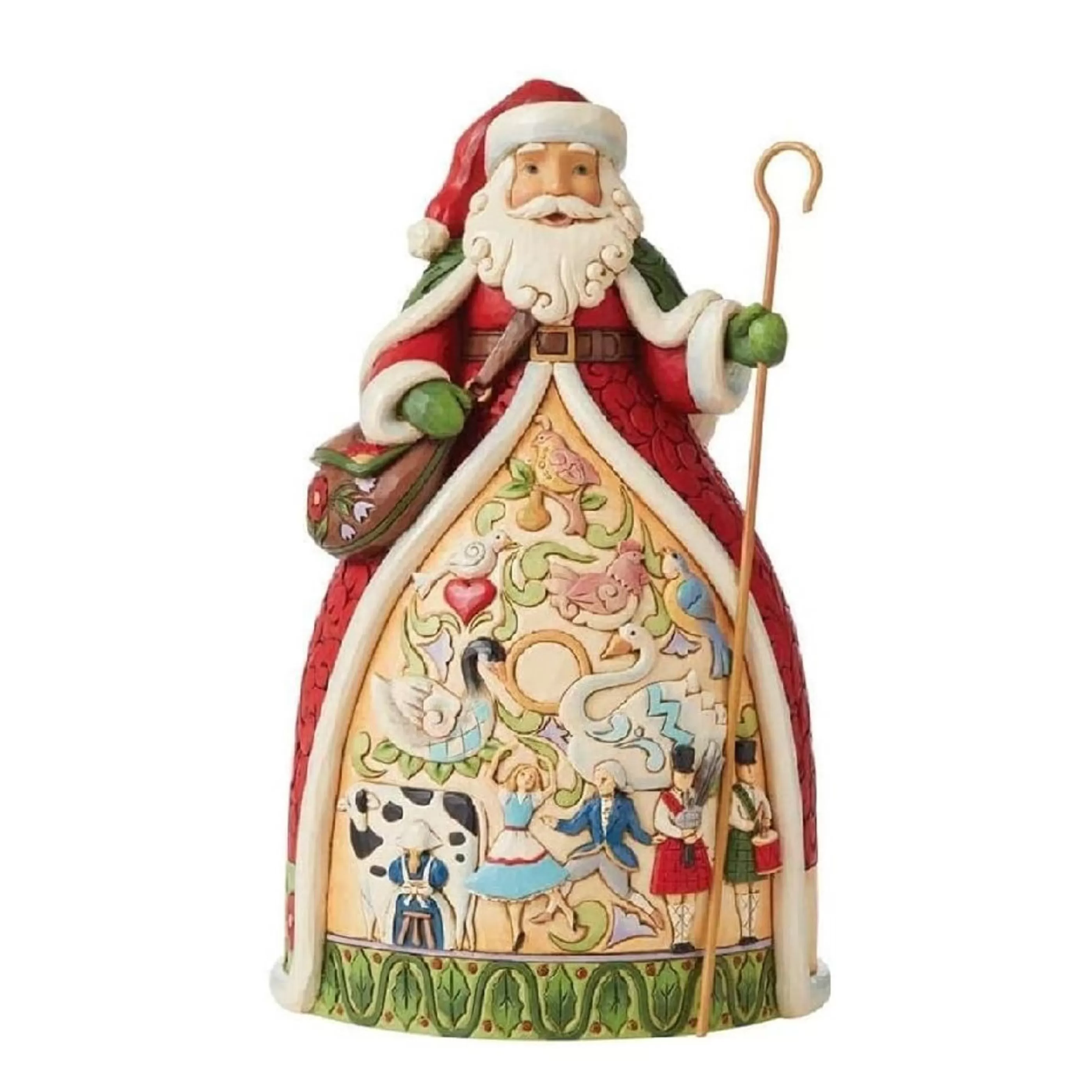 Fashion Jim Shore Twelve Days Of Christmas Santa - 25.5Cm