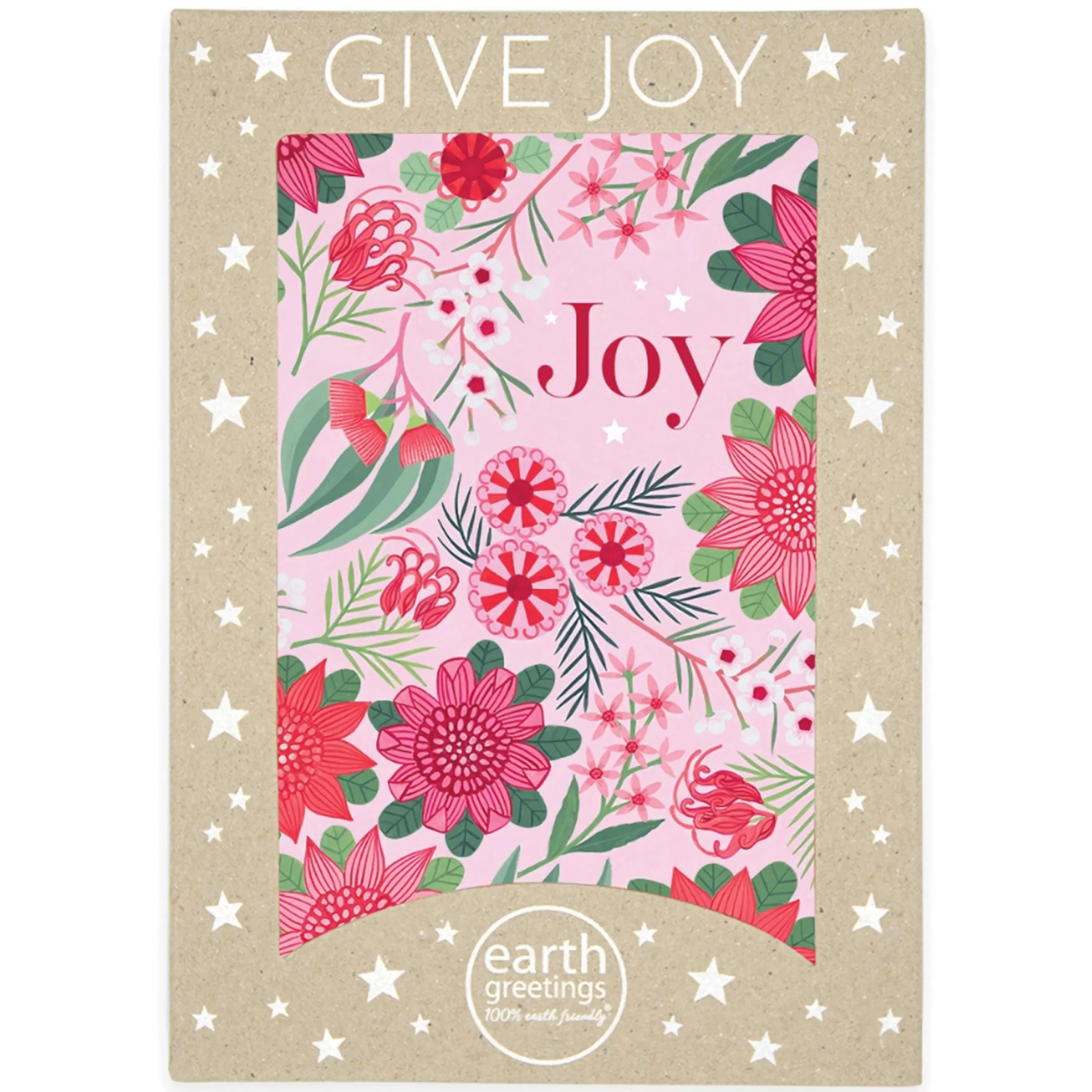 Flash Sale * Joyful Waratahs Boxed Christmas Cards (Pack Of 8) - 15Cm