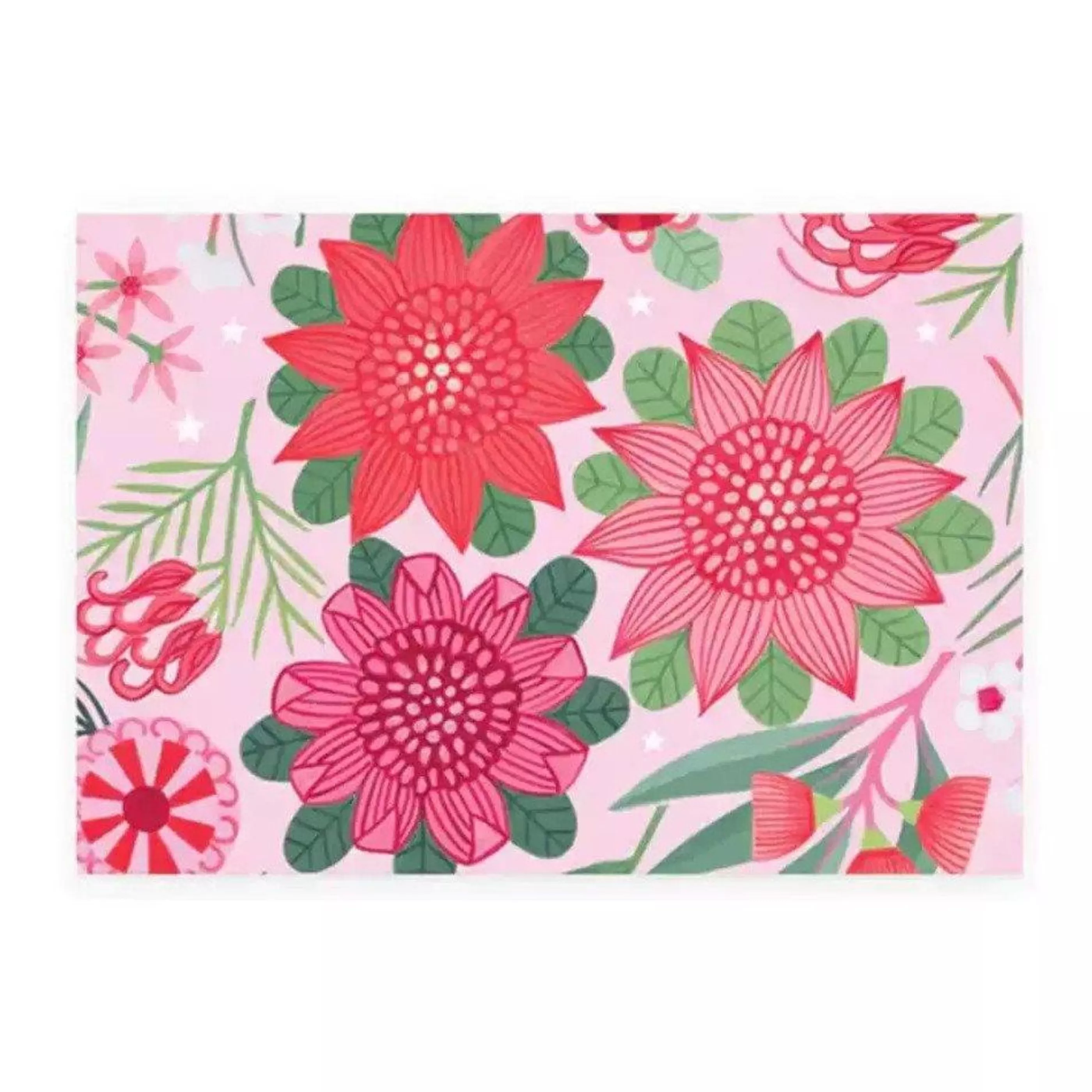 Cheap * Joyful Waratahs Folded Christmas Wrapping Paper - 70Cm