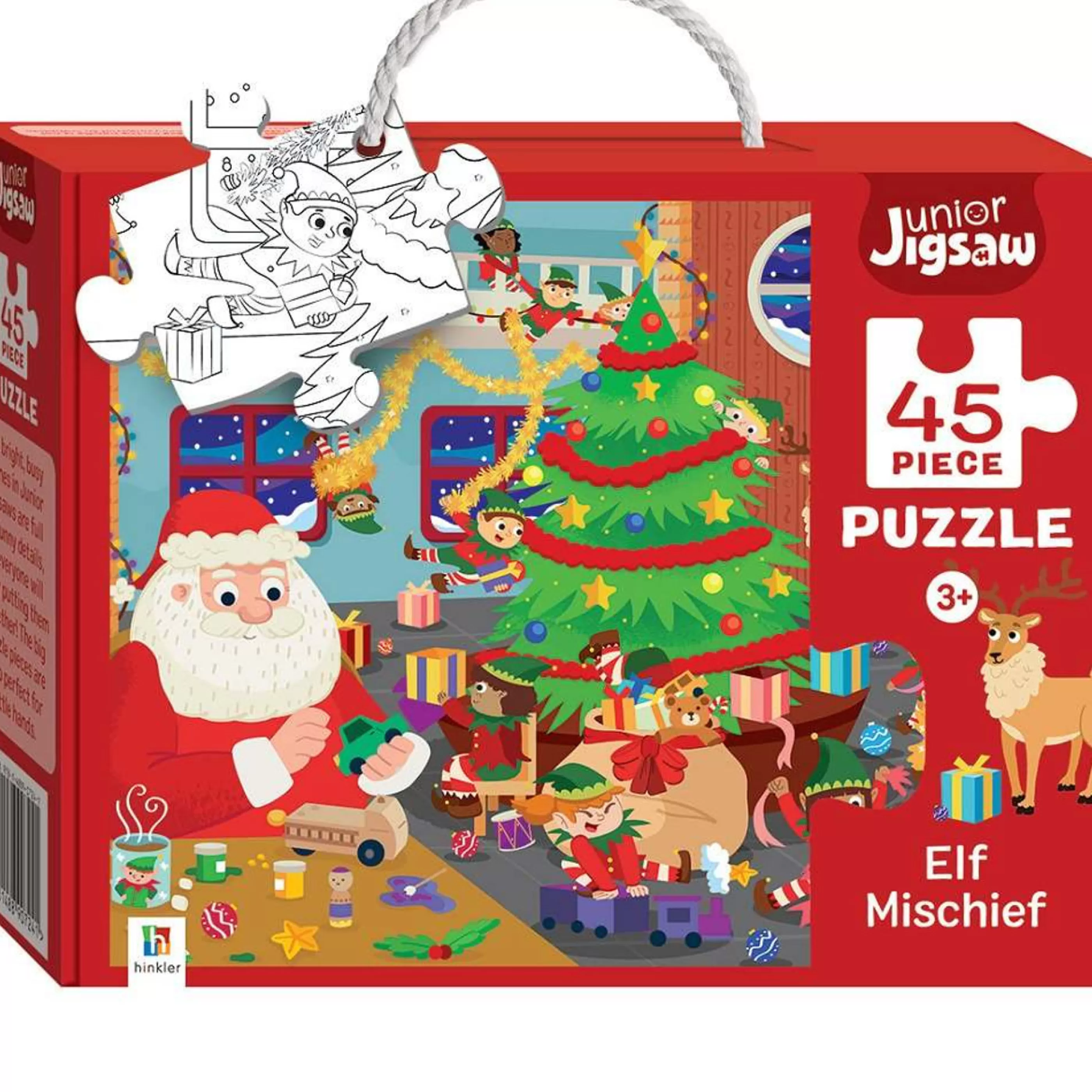 New * Junior Jigsaw Elf Mischief (45 Piece)