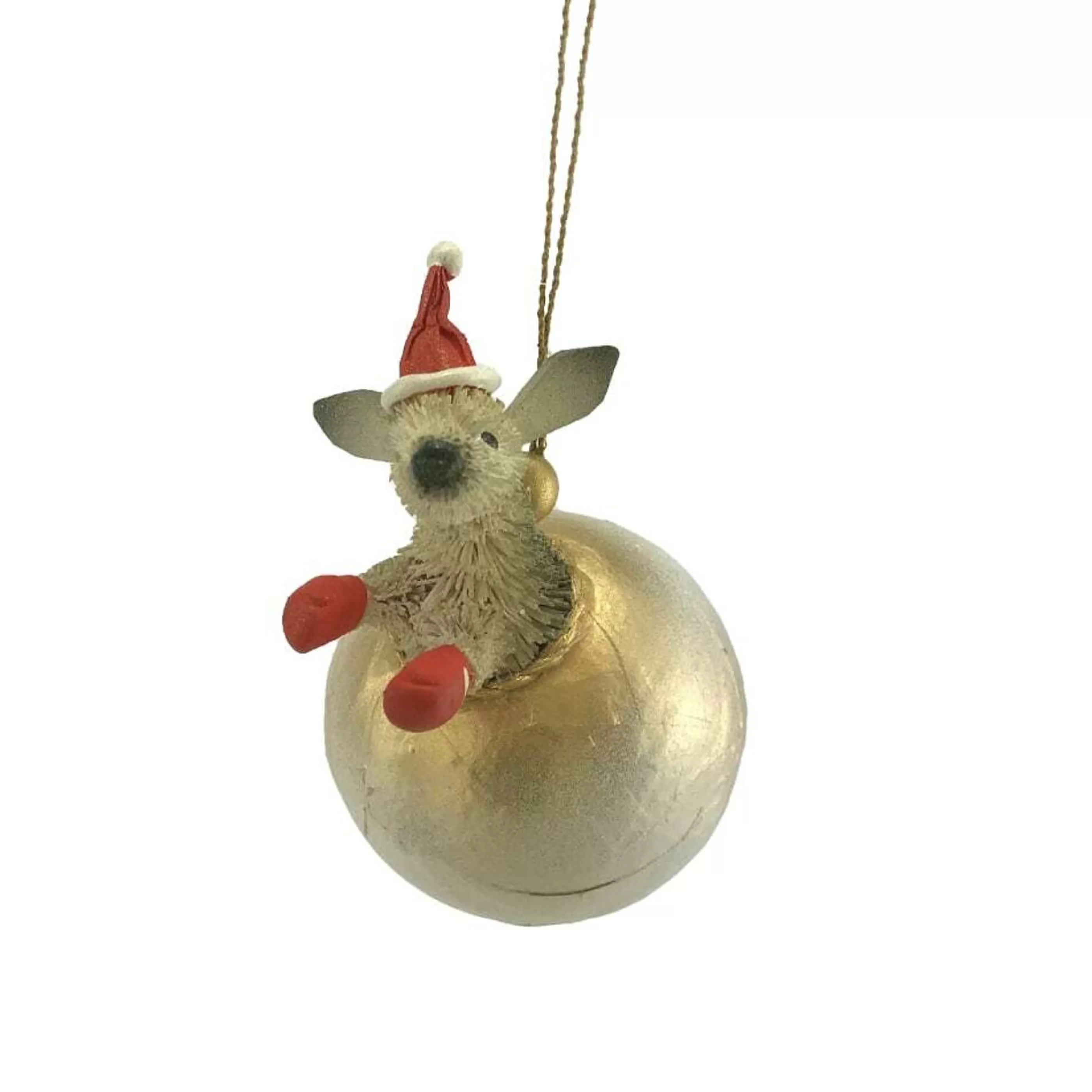 * Australian Decorations | Kangaroo Christmas Tree Bauble - 10Cm