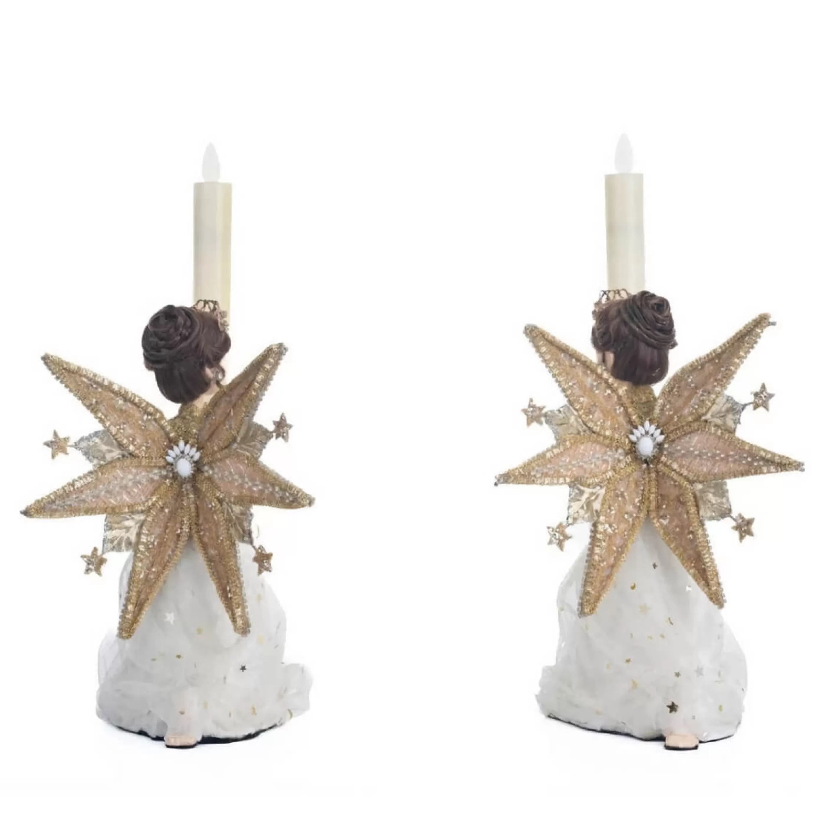 Best Sale Katherines Collection Katherines Celestial Angel Candle Holder (Set Of 2) - 24Cm