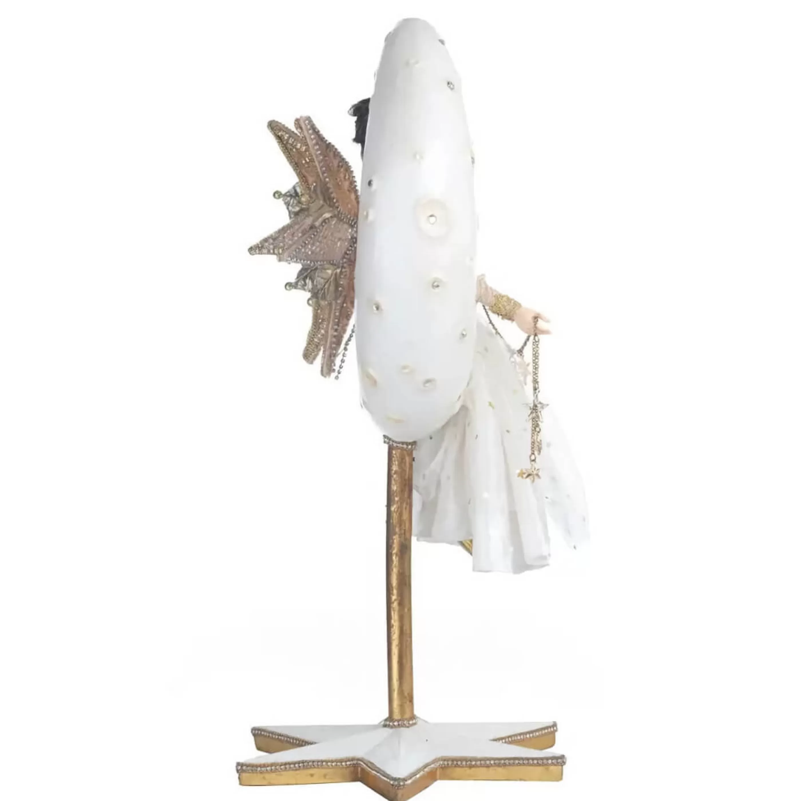 Katherines Collection Table Top Decorations | Katherines Celestial Angel On Moon - 46Cm