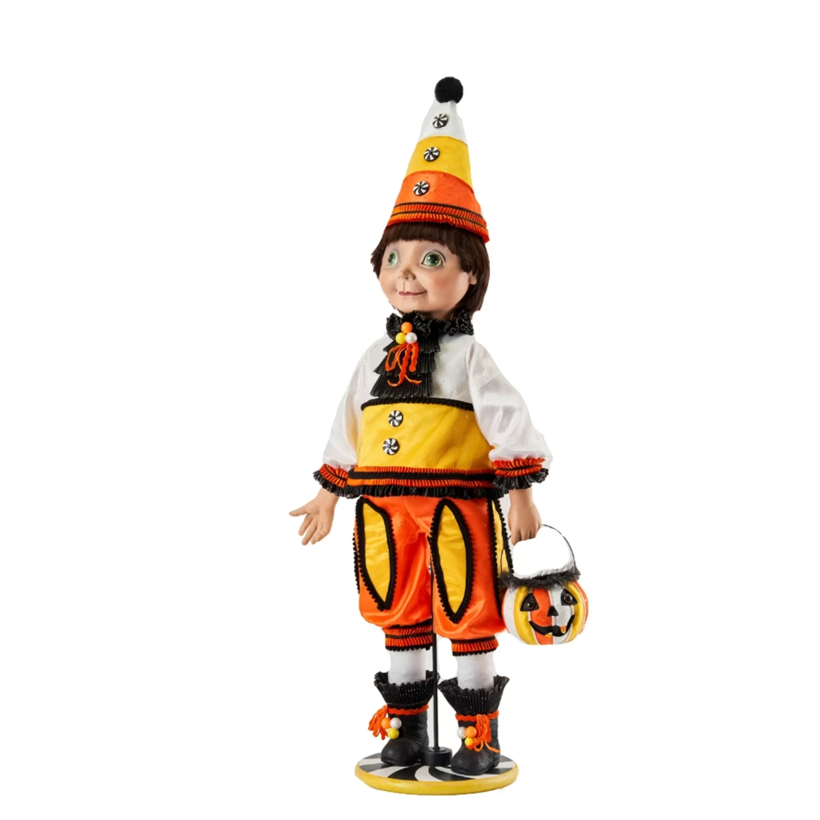 Katherines Collection Gingerbread Candy Christmas | Orange Poppy Puddin Boy - 99Cm