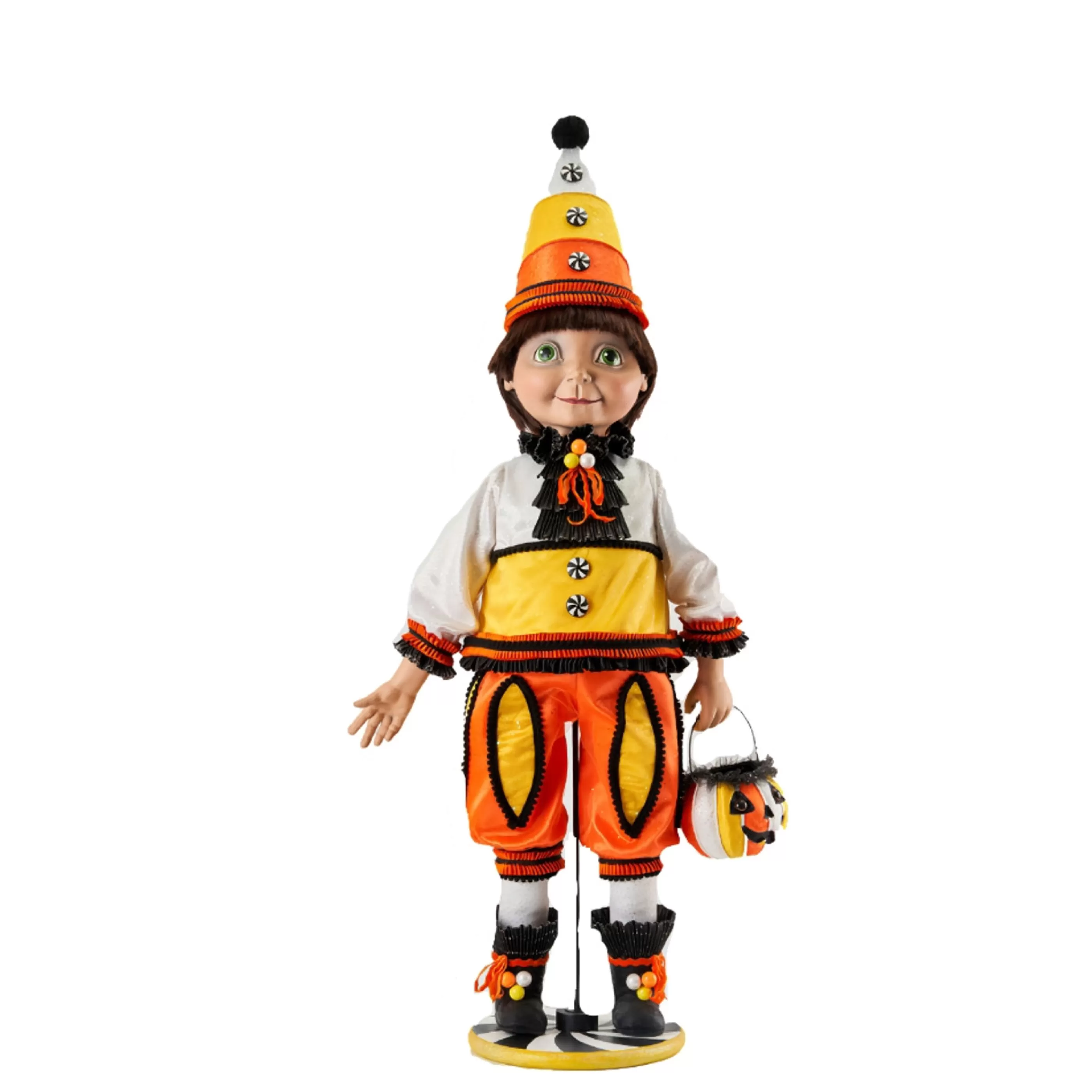 Katherines Collection Gingerbread Candy Christmas | Orange Poppy Puddin Boy - 99Cm