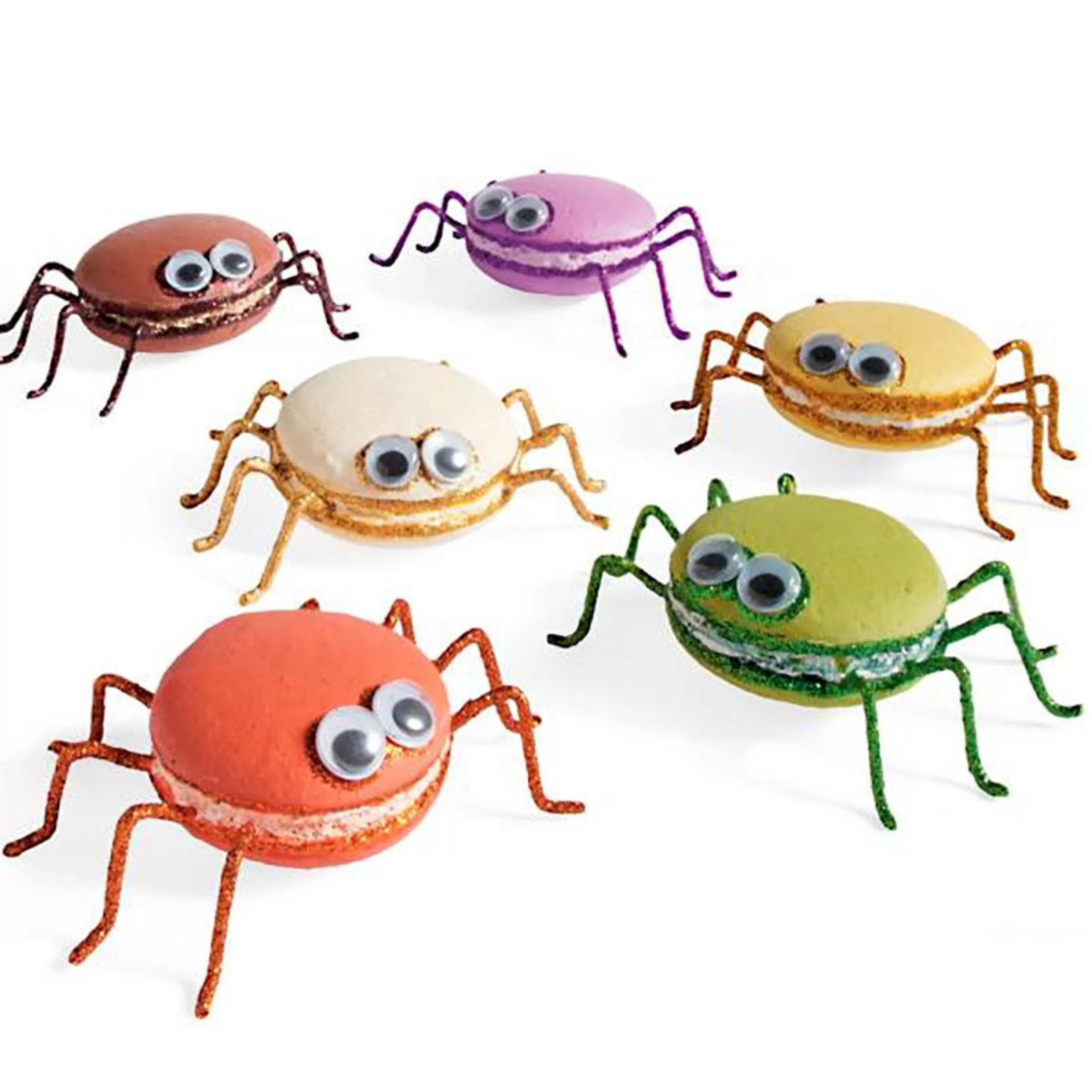 Fashion Katherines Collection Spider Macaroons (Box Of 6) - 2.5Cm