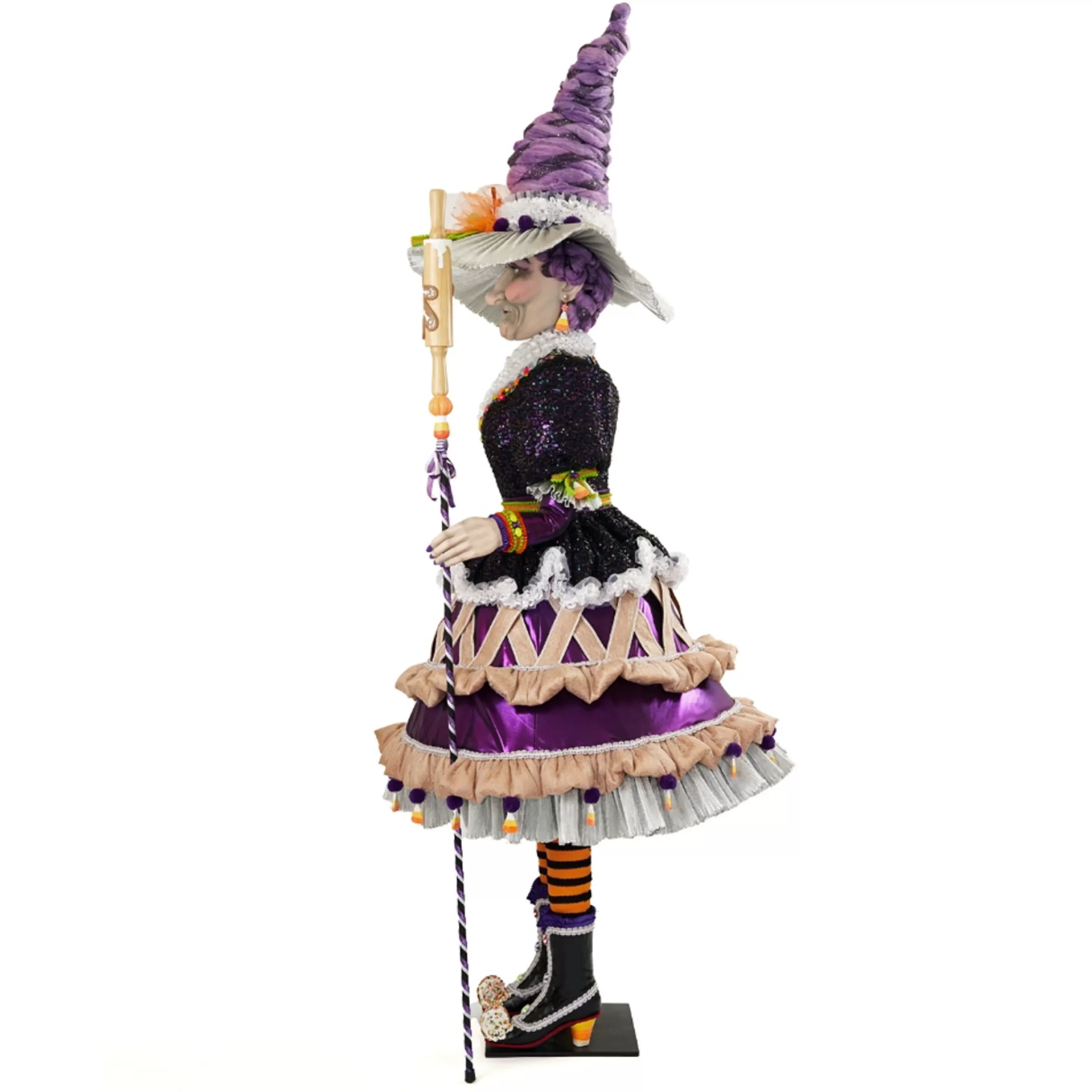 Katherines Collection Gingerbread Candy Christmas | Sweetie Pie Lifesize Witch - 208Cm