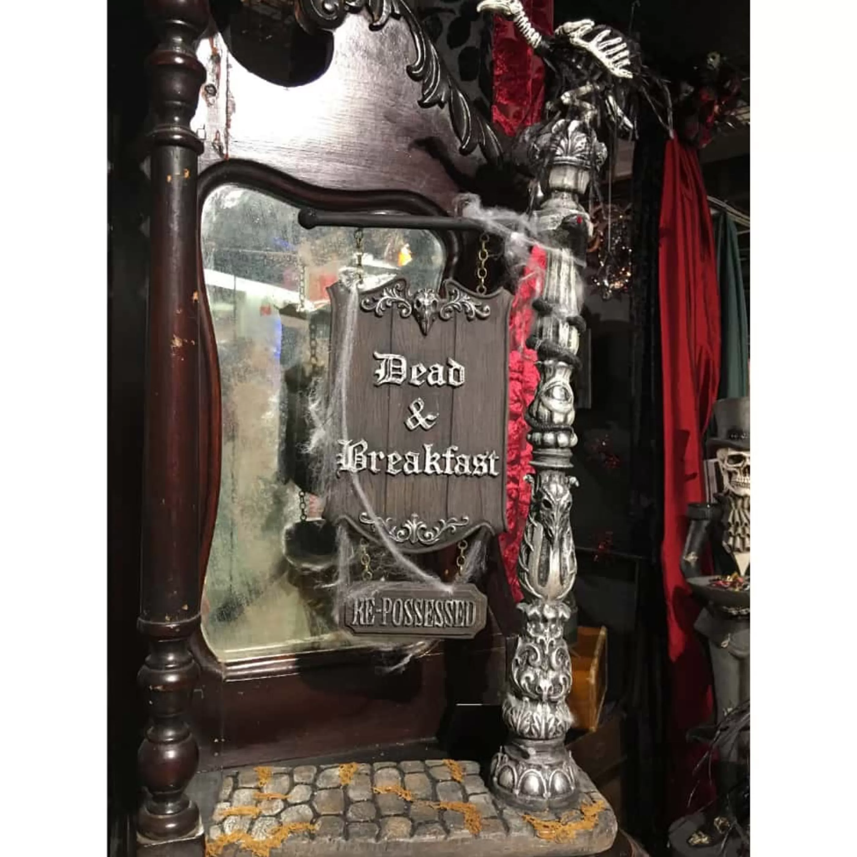 Best Sale Katherines Collection Katherines Dead And Breakfast Halloween Manor Sign - 60Cm