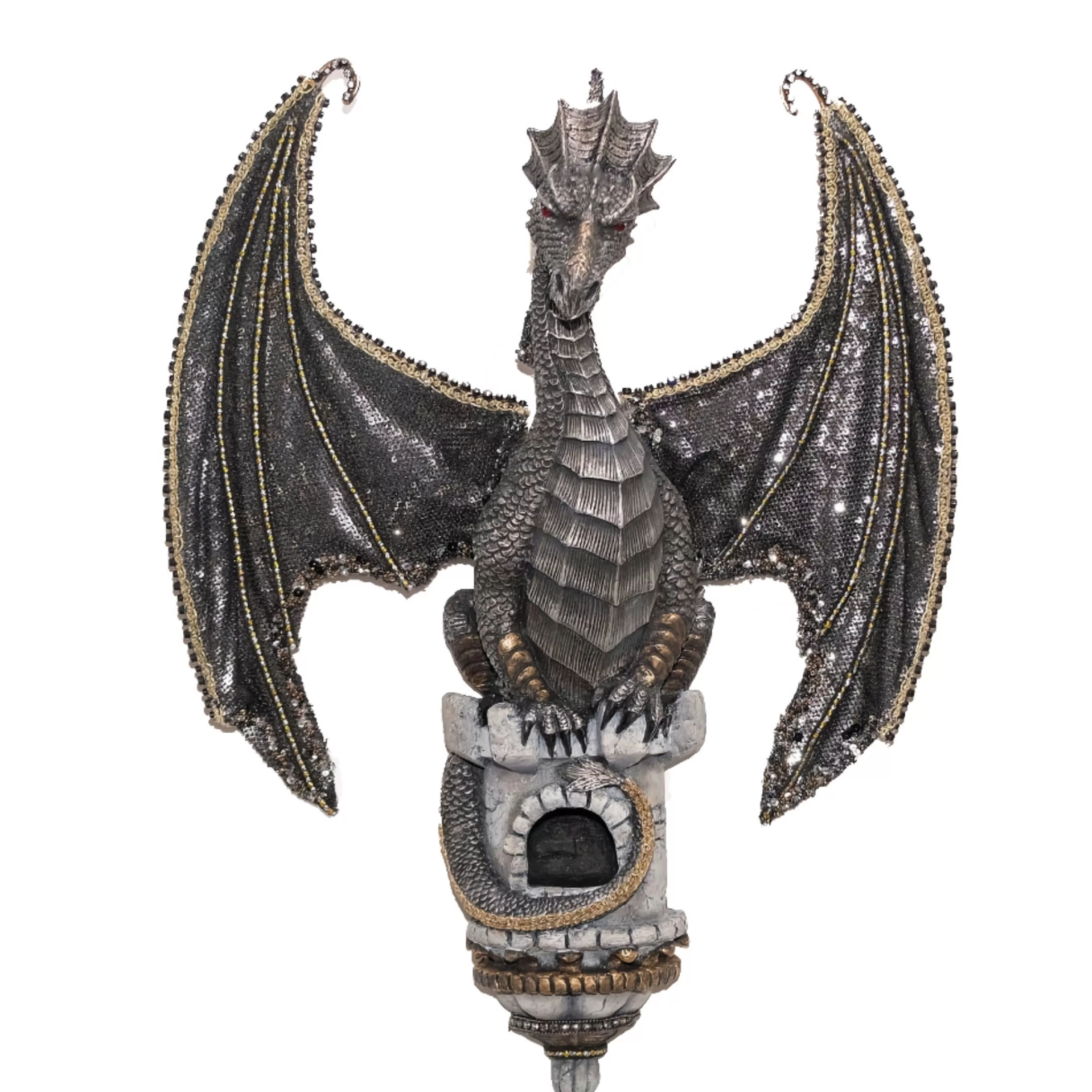 Discount Katherines Collection Katherine's Dragon Wall Lantern Holder - 58Cm