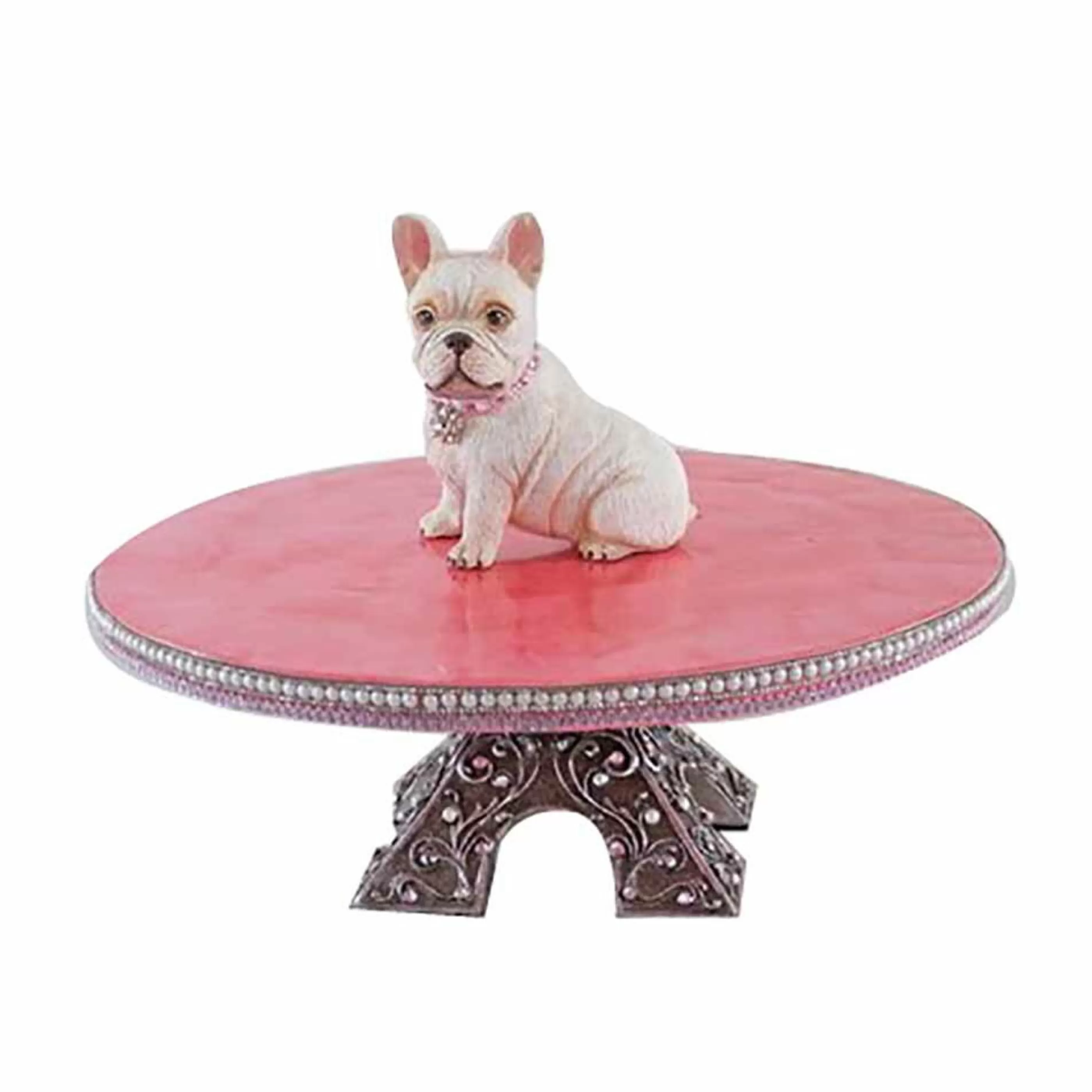 Katherines Collection Table Top Decorations | Katherines Fifi French Bulldog Tray - 30Cm