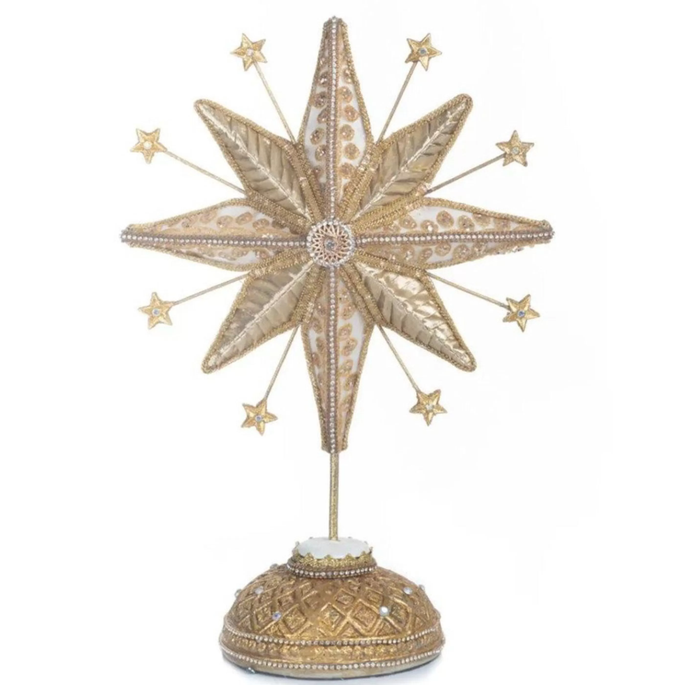 Katherines Collection Table Top Decorations | Katherines Golden Celestial Star - 32Cm