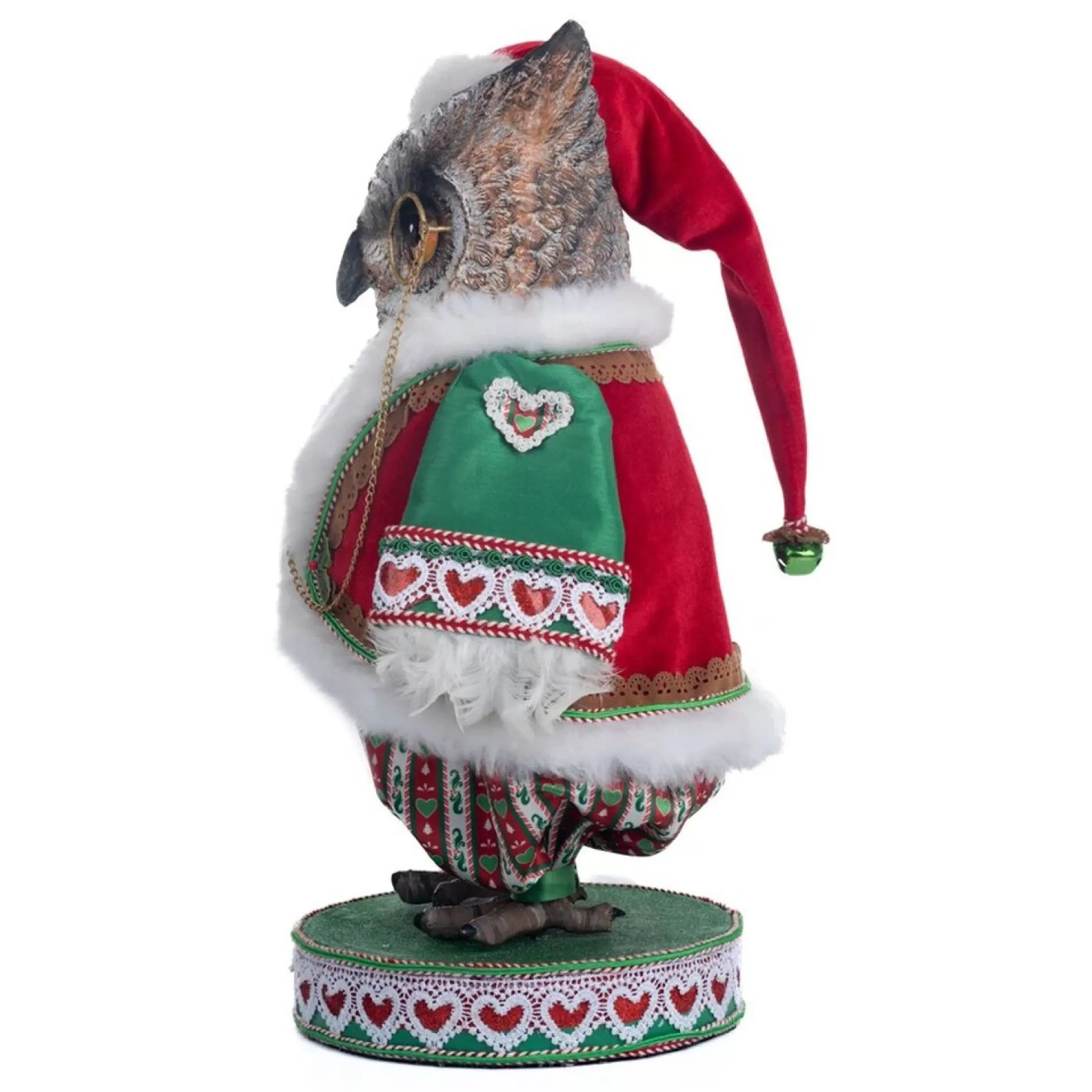 Katherines Collection Table Top Decorations | Katherines Hoobert The Festive Owl - 43Cm