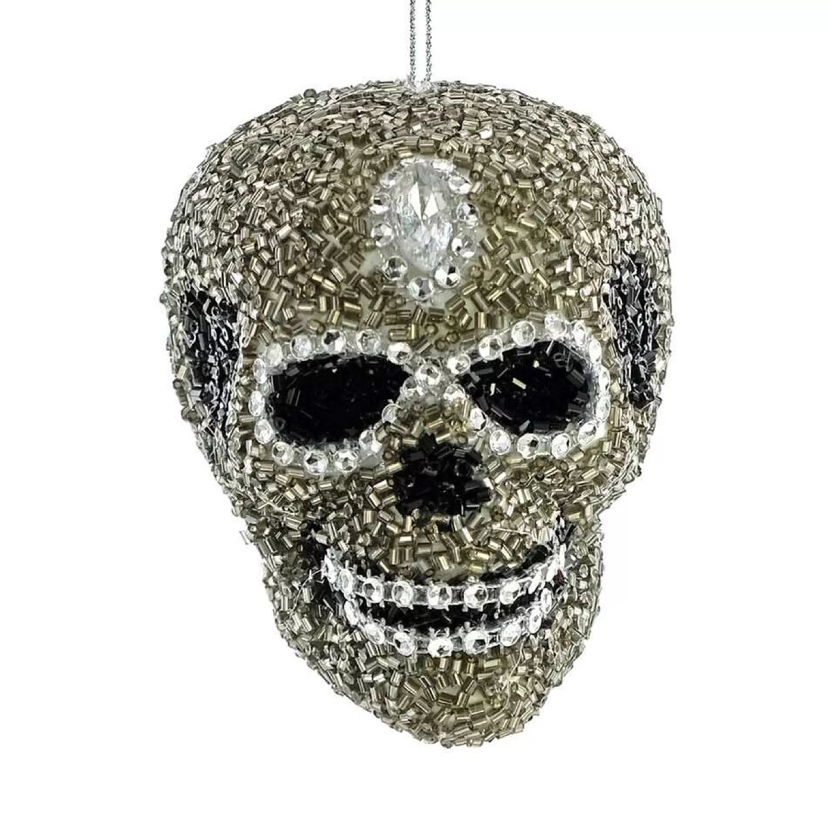 Best Katherines Collection Katherines Krooked King Skull Pewter Ornament - 7.5Cm