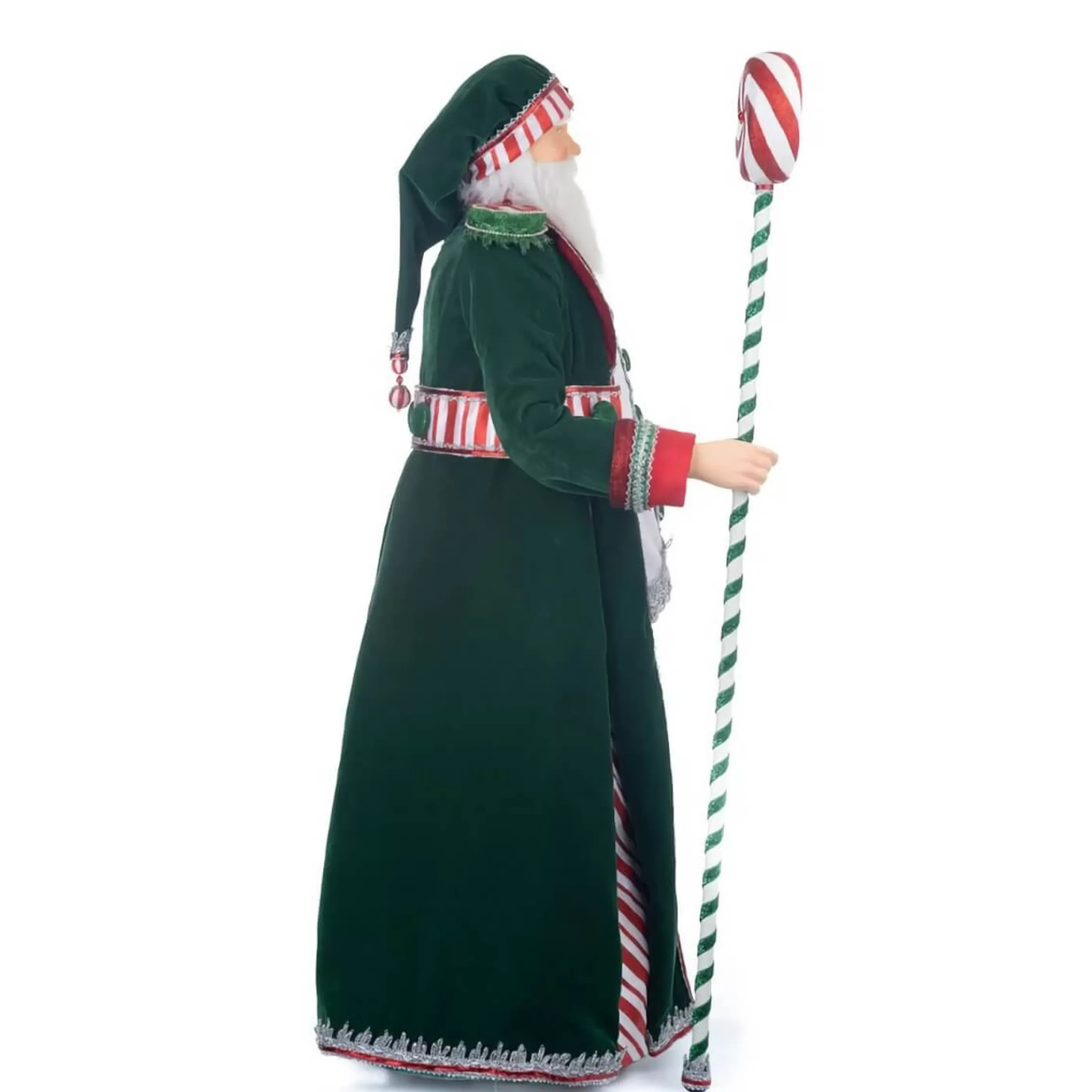 Outlet Katherines Collection Katherines Papa Peppermint Santa - 81Cm