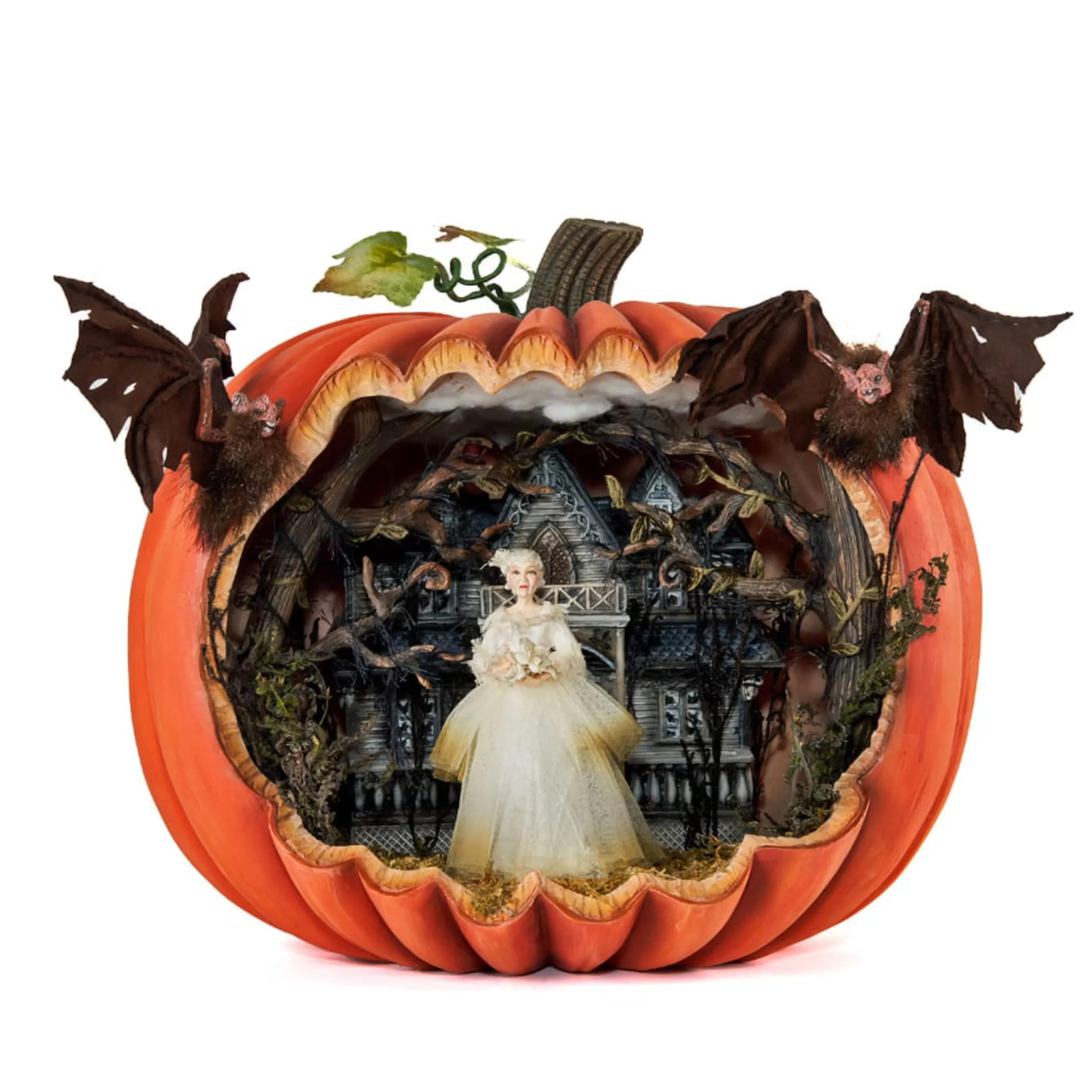 Clearance Katherines Collection Katherines Pumpkin Diorama - 40.5Cm