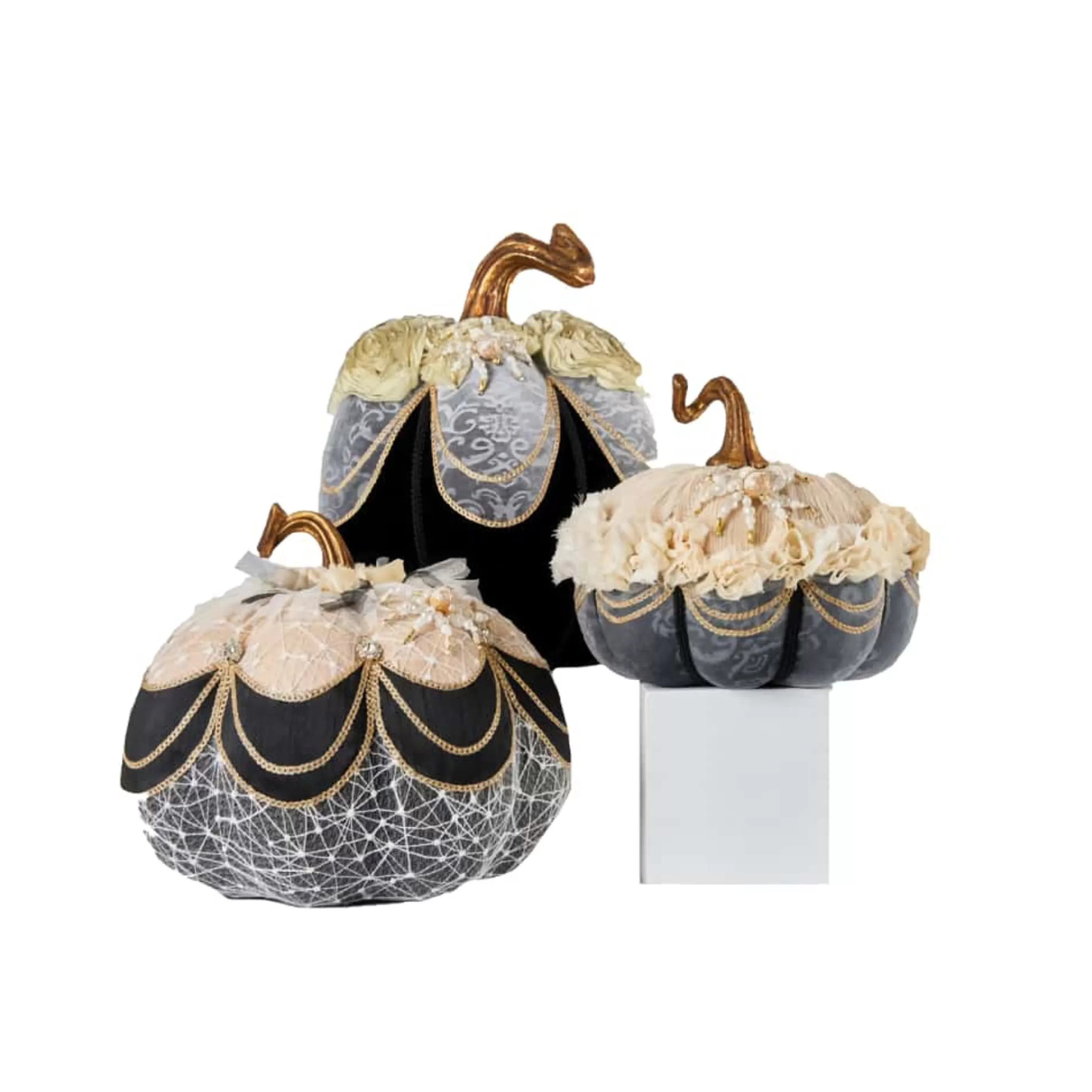 Hot Katherines Collection Katherines Pumpkins (Set Of 3) - 25Cm