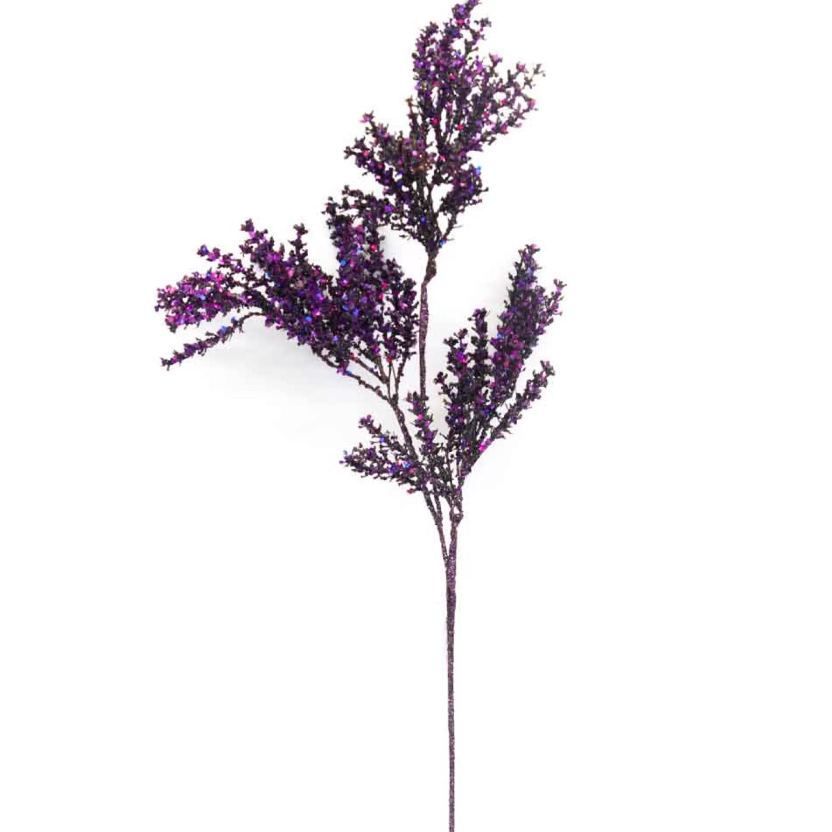 Katherines Collection Floristry | Katherines Purple Glitter Spray - 81Cm