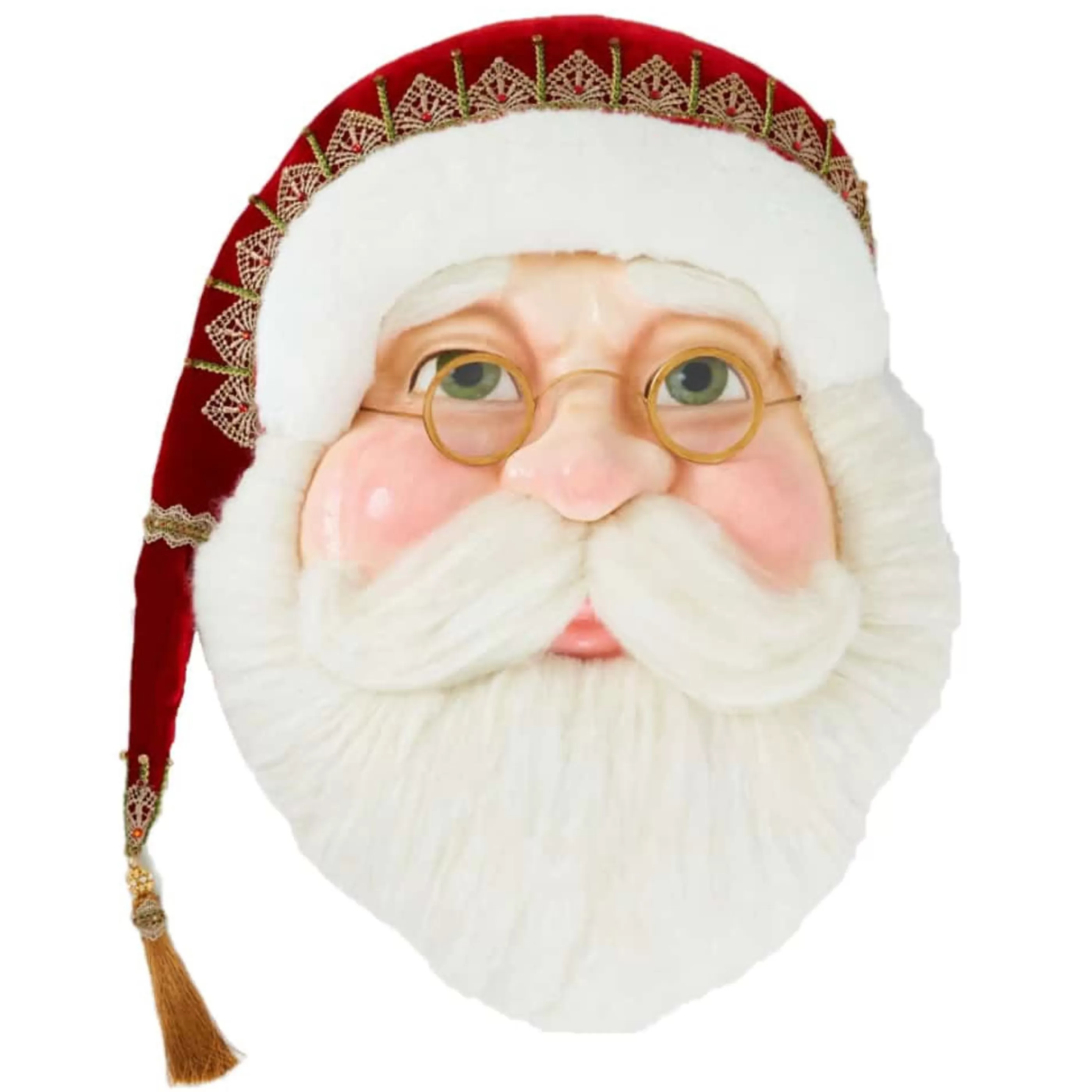 Katherines Collection Wall Signs & Decorations | Katherines Red Santa Wall Mask - 81Cm