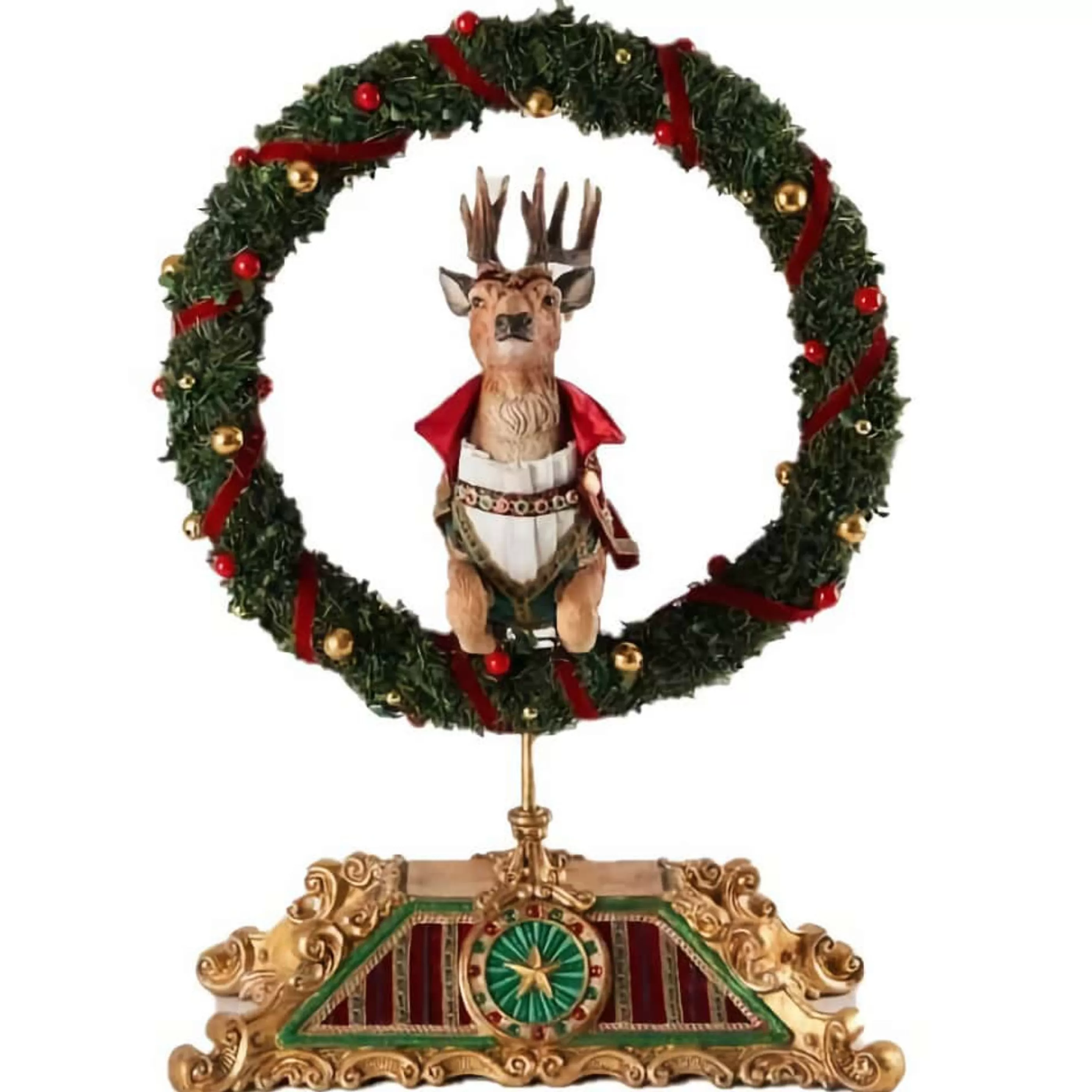 Katherines Collection Table Top Decorations | Katherines Reindeer A Leaping - 61Cm