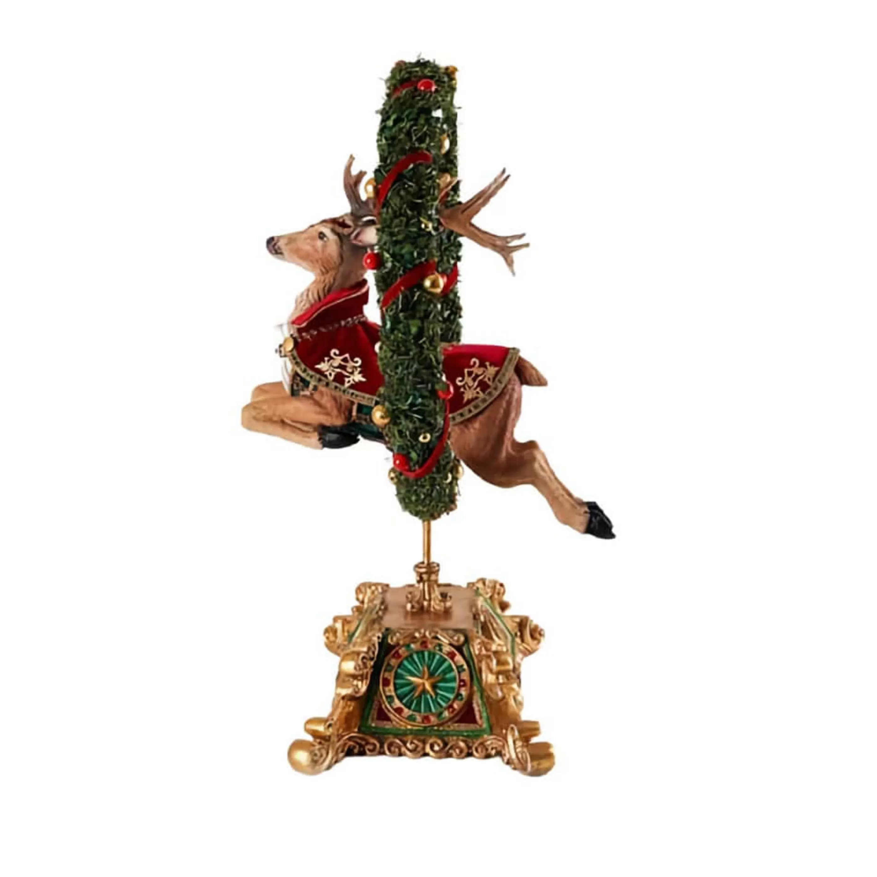 Katherines Collection Table Top Decorations | Katherines Reindeer A Leaping - 61Cm