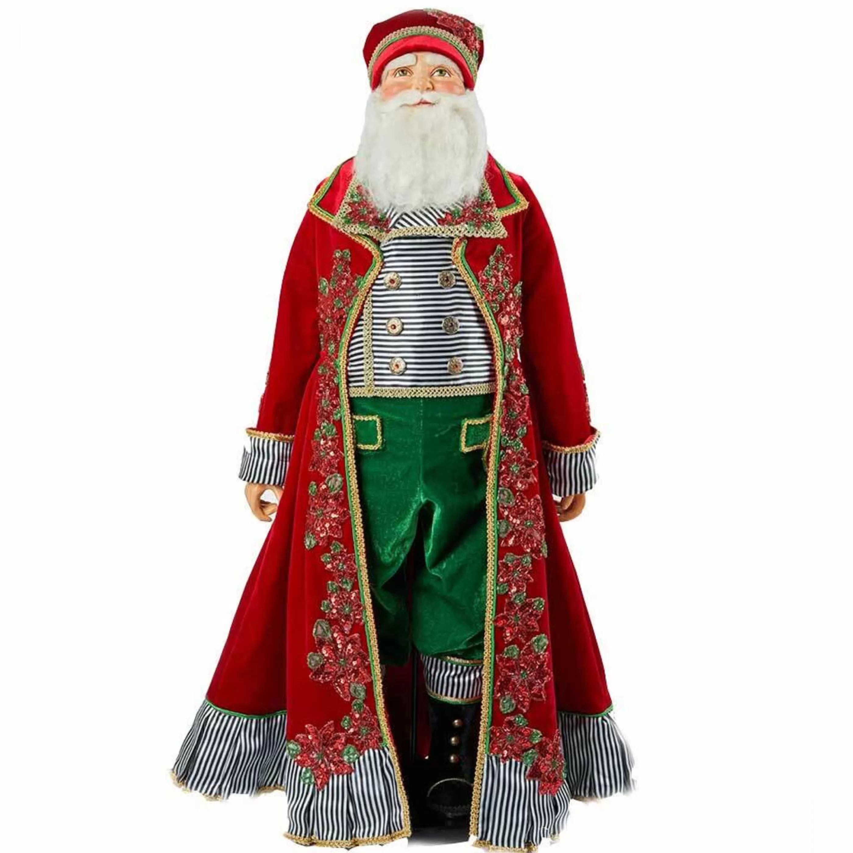 Clearance Katherines Collection Katherine's Santa Sam-Yule Tannebaum (Merry And Bright) - 81Cm