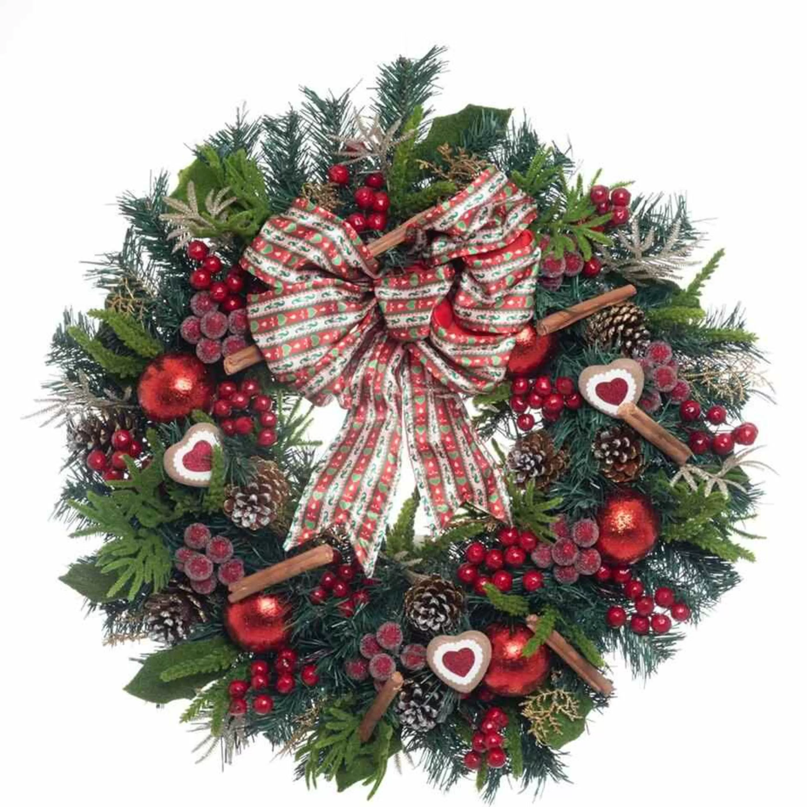 Katherines Collection Wreaths | Katherines Season Greetings Wreath - 61Cm