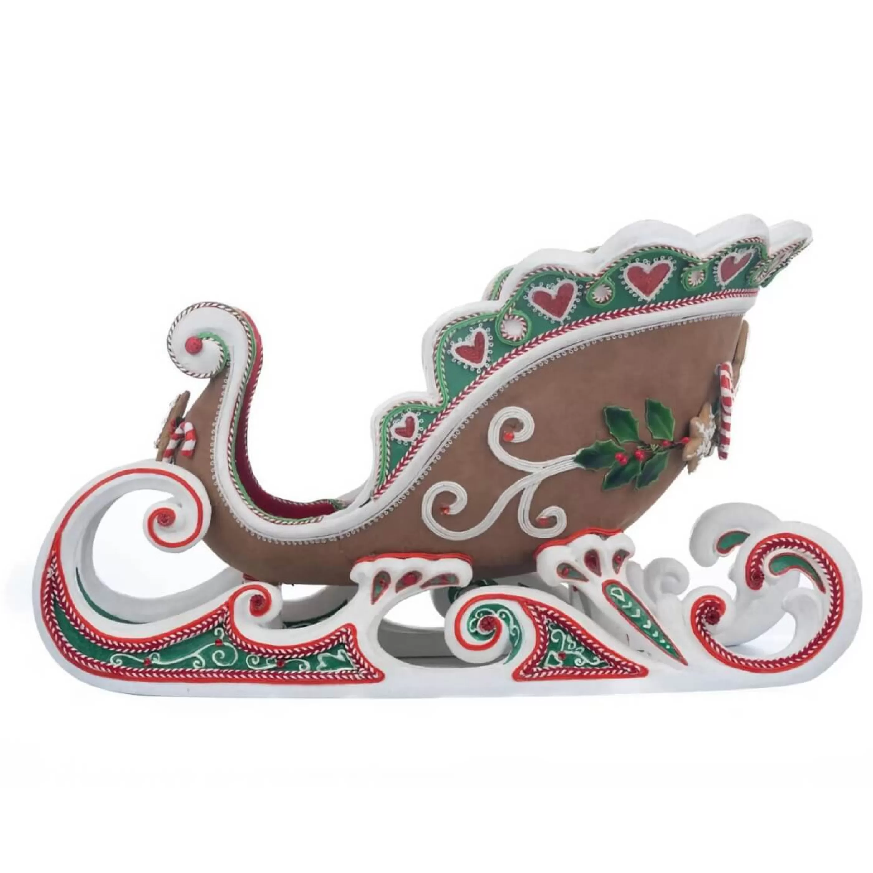 Katherines Collection Christmas Sleigh | Katherines Seasoned Greetings Sleigh - 28Cm