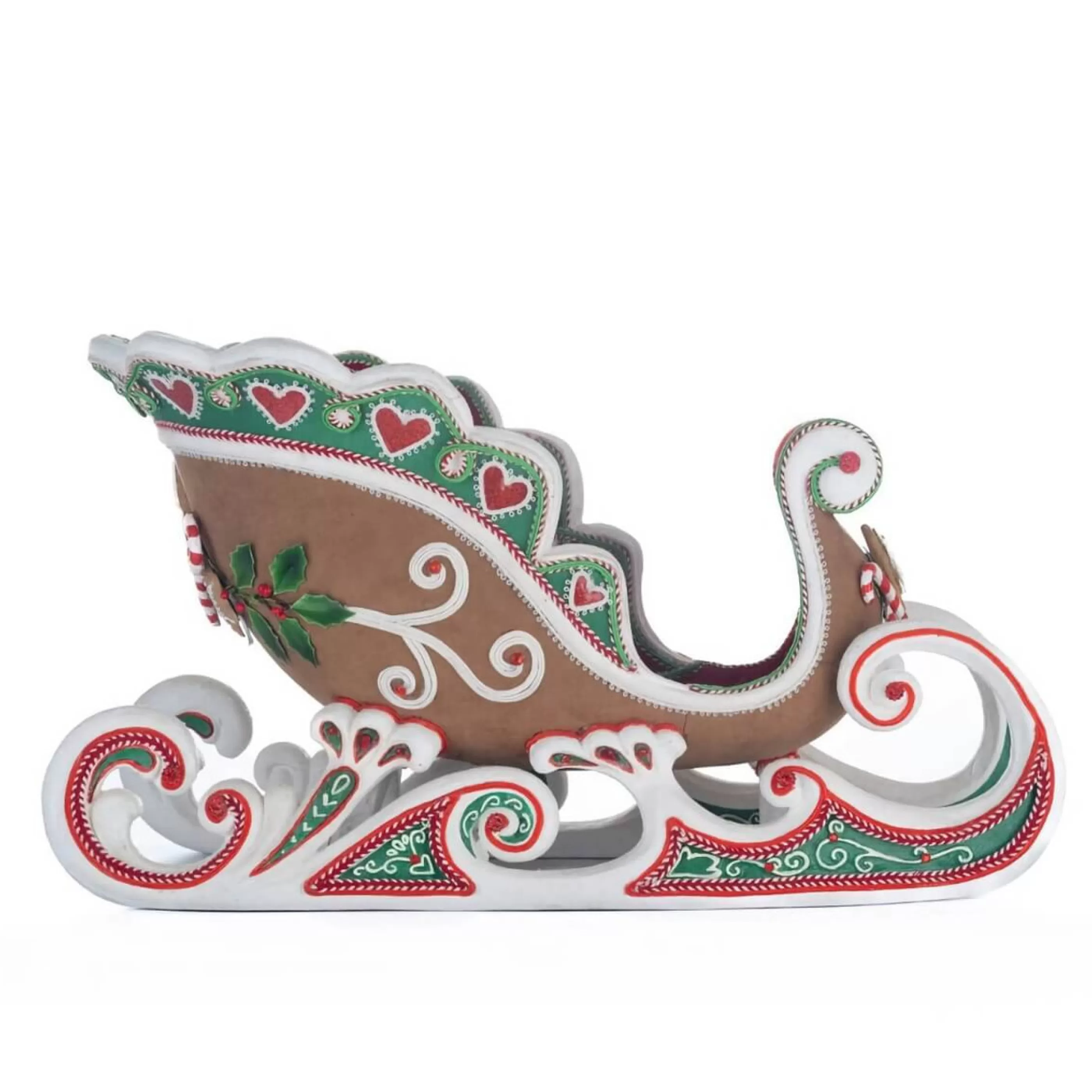 Katherines Collection Christmas Sleigh | Katherines Seasoned Greetings Sleigh - 28Cm