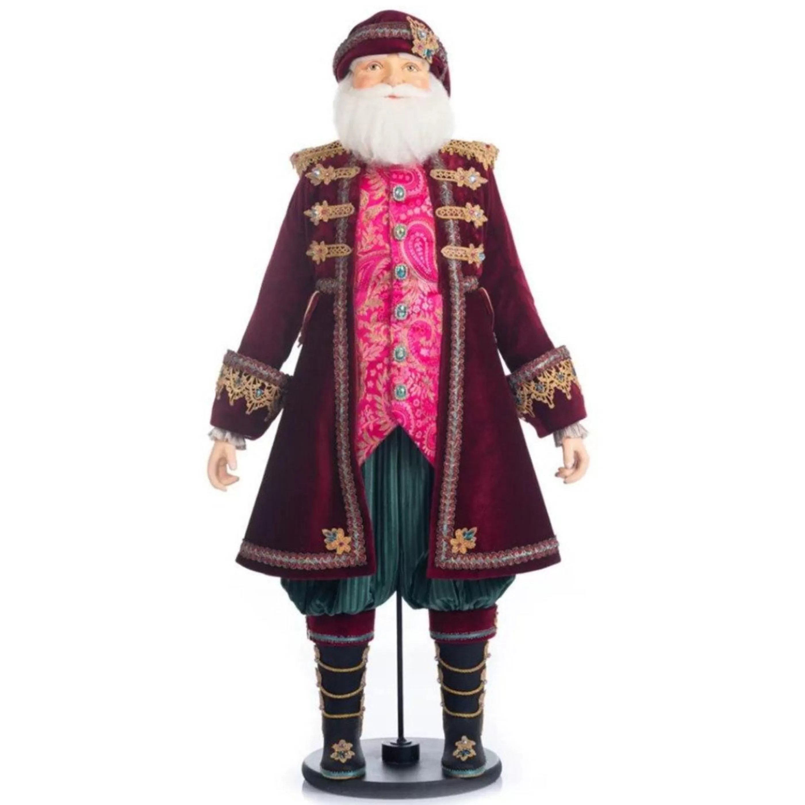 Discount Katherines Collection Katherines Sugar Plum Santa Claus Doll - 81Cm