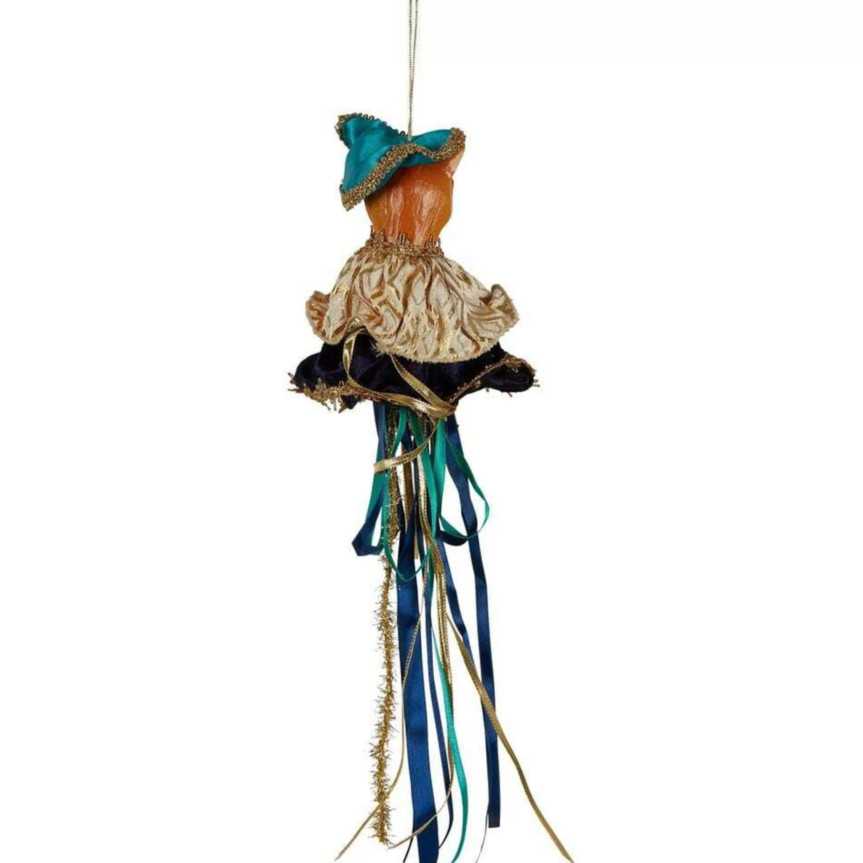 * Hanging Christmas Ornaments | King Fox Ruffle Hanging Ornament - 43Cm