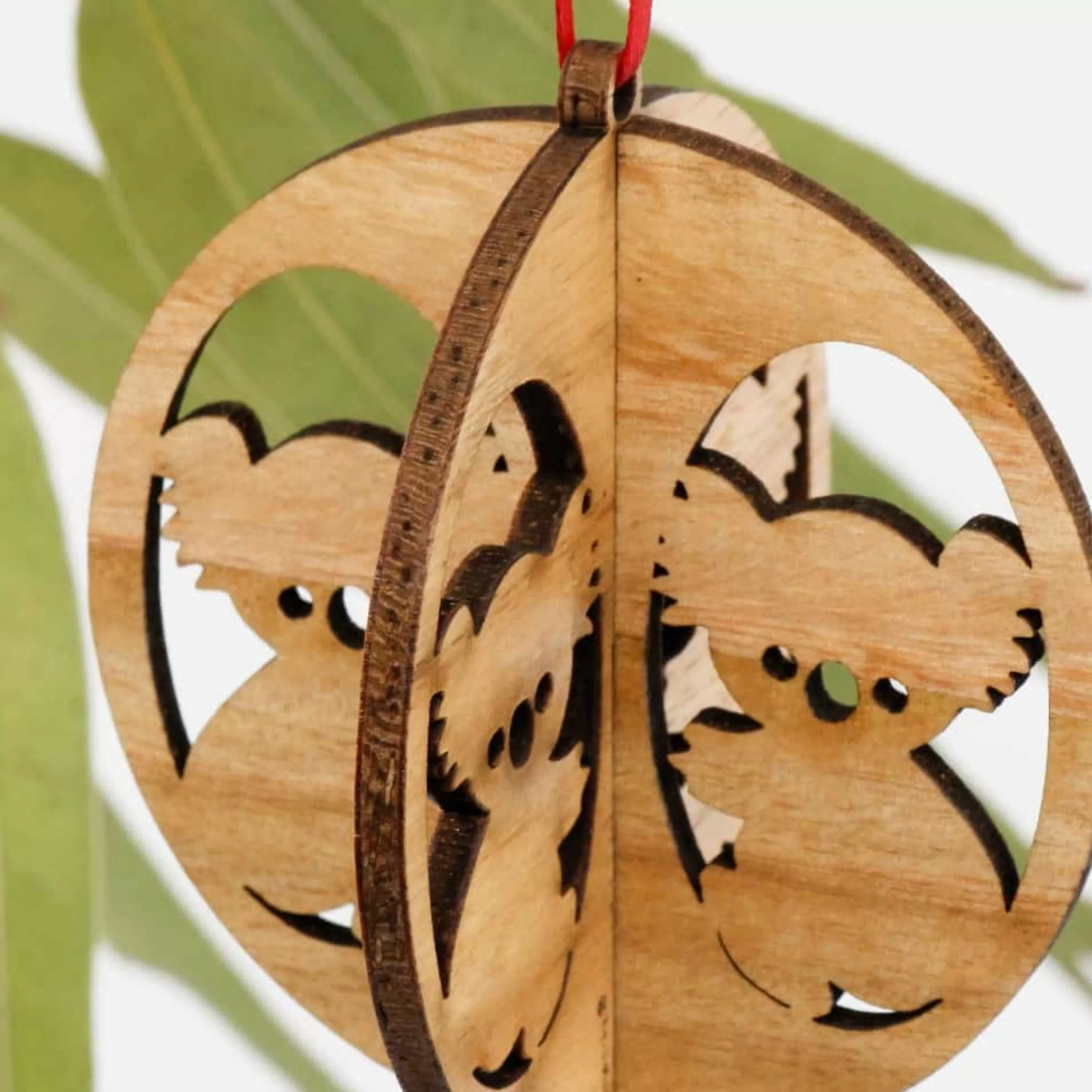 * Hanging Christmas Ornaments | Koala Christmas Bauble - 7.5 Cm