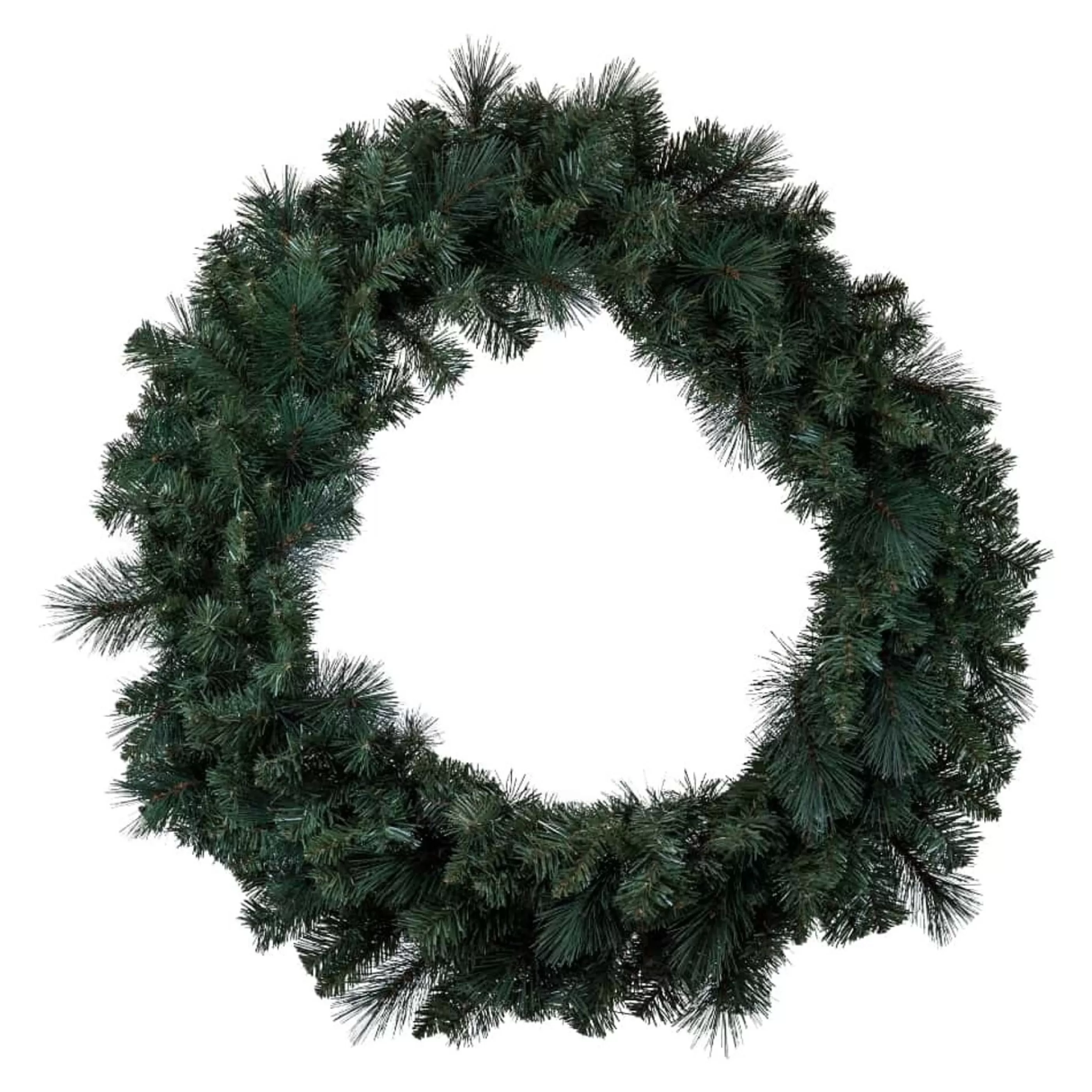 * Wreaths | Large Green Ashbrooke Wreath - 90Cm