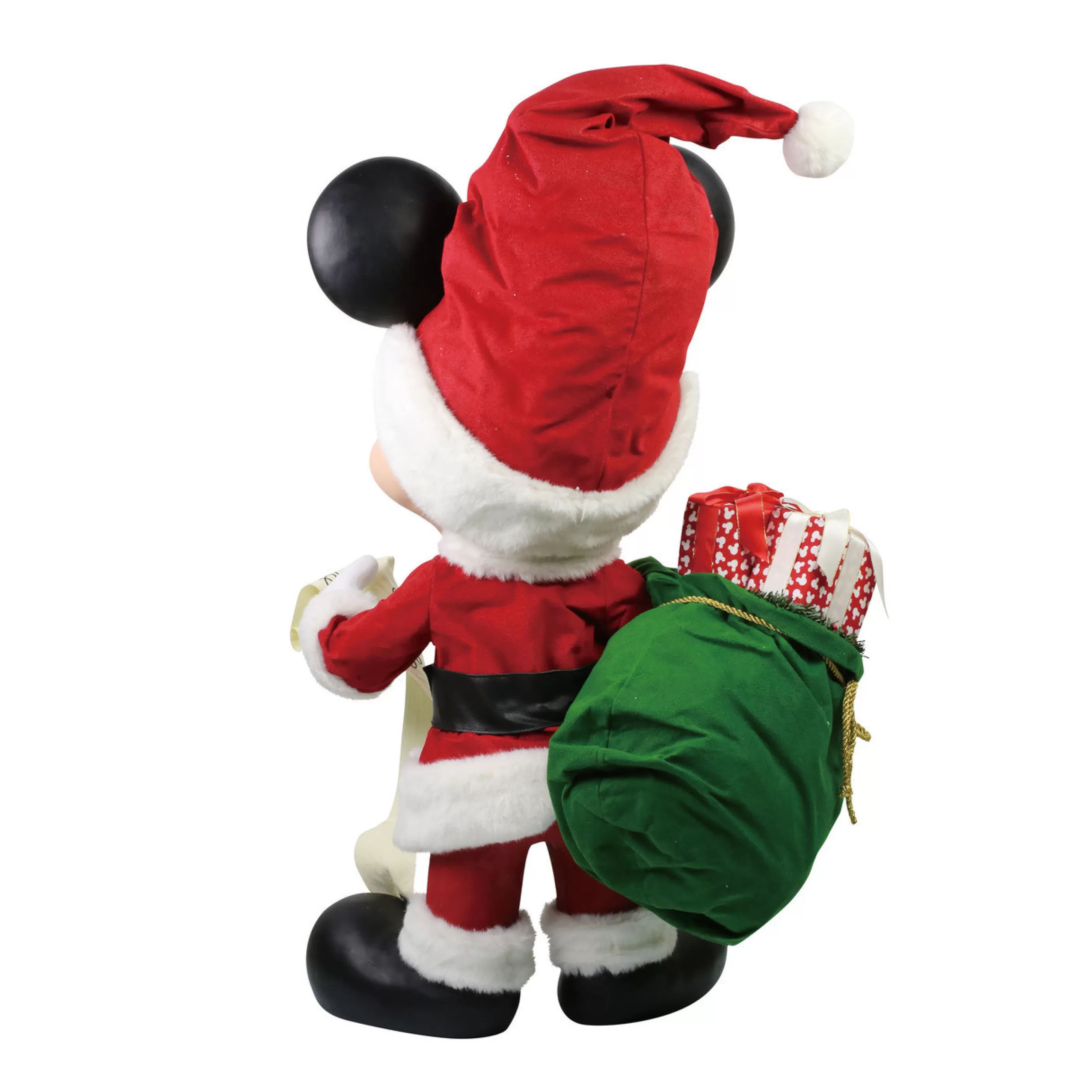 Disney Christmas Decorations Table Top Decorations | Large Merry Mickey Mouse Delivering Christmas Gifts - 76Cm