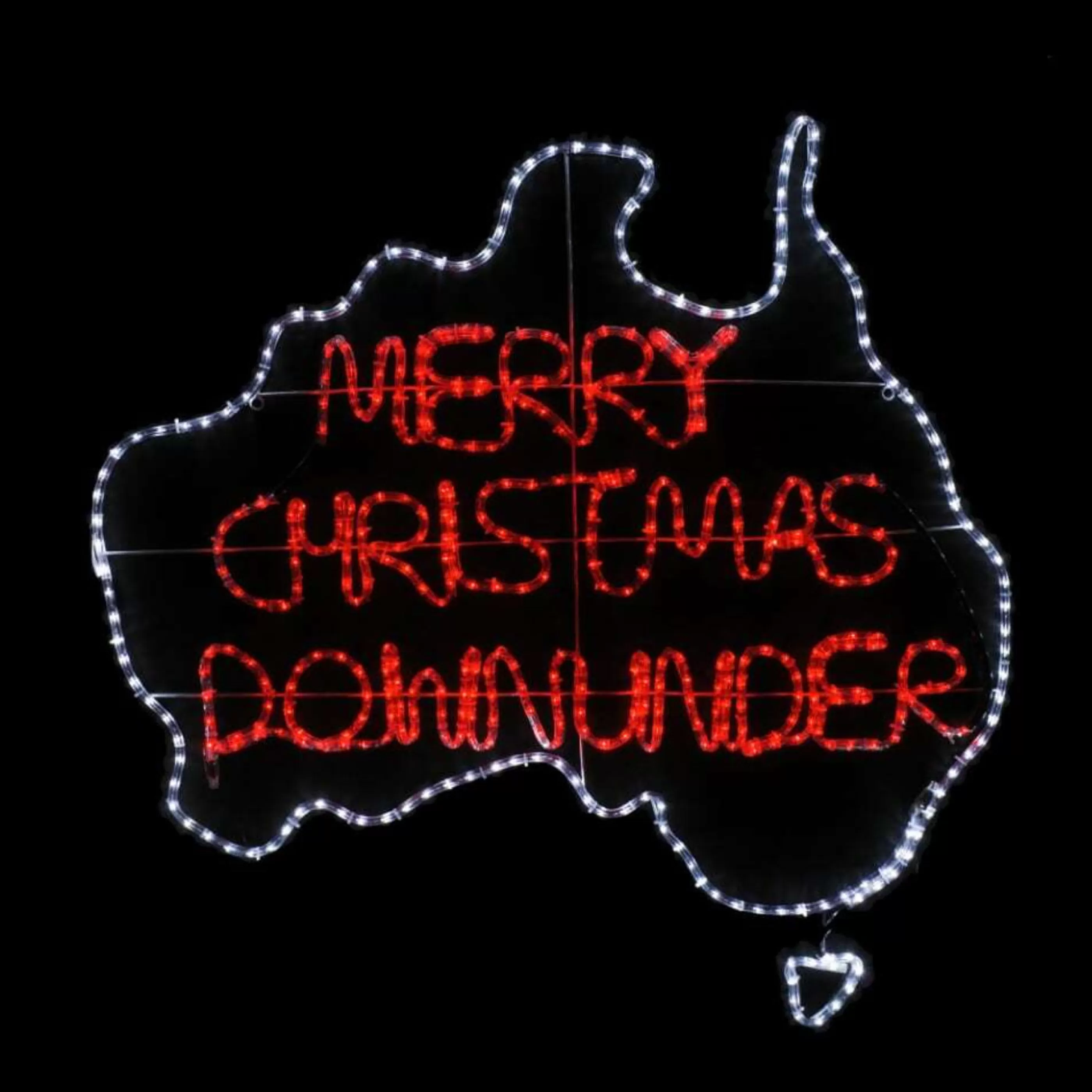 Cheap * Led Ropelight Australian Christmas Map - 109Cm