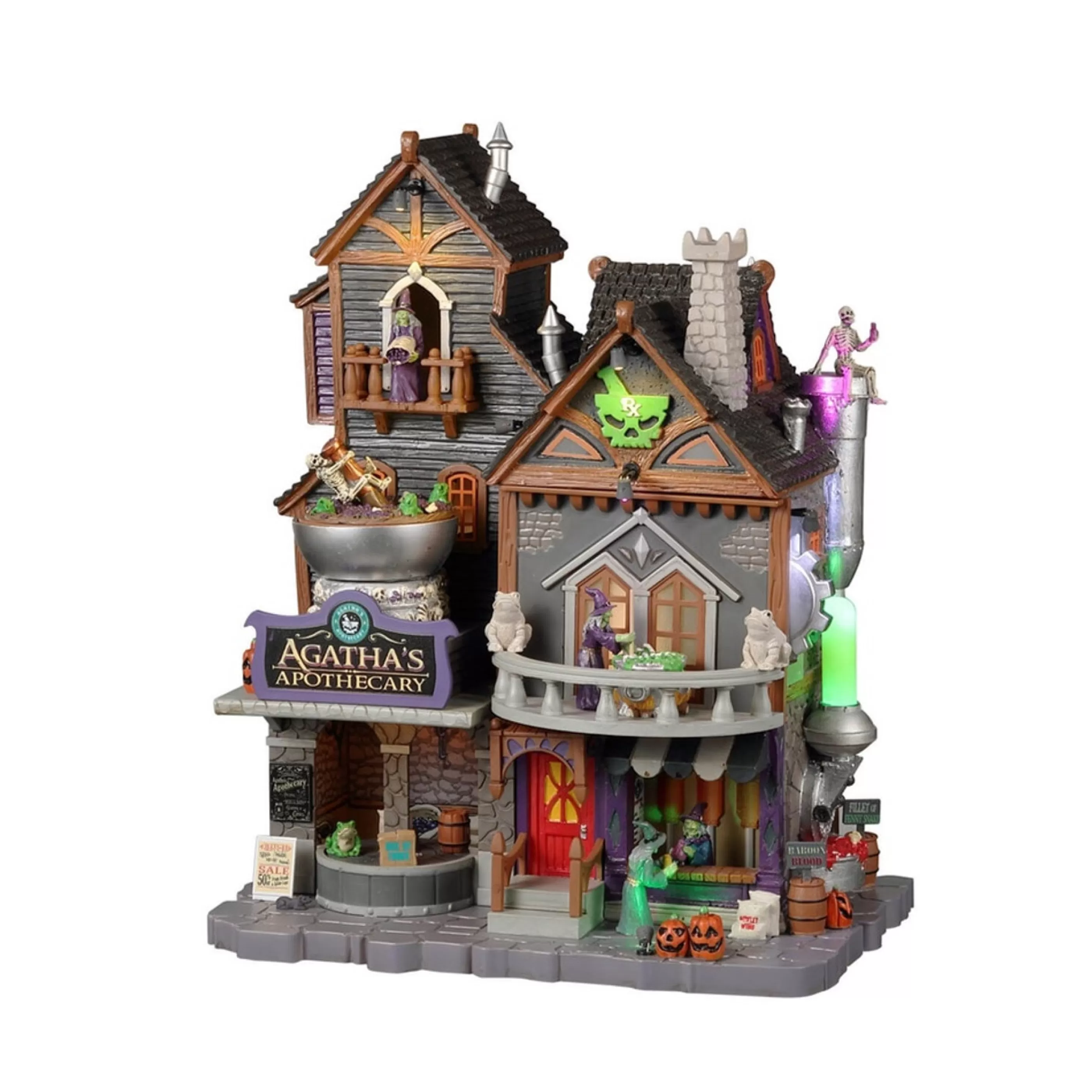 Outlet Lemax Christmas Shop Lemax Agatha's Apothecary - Spooky Town