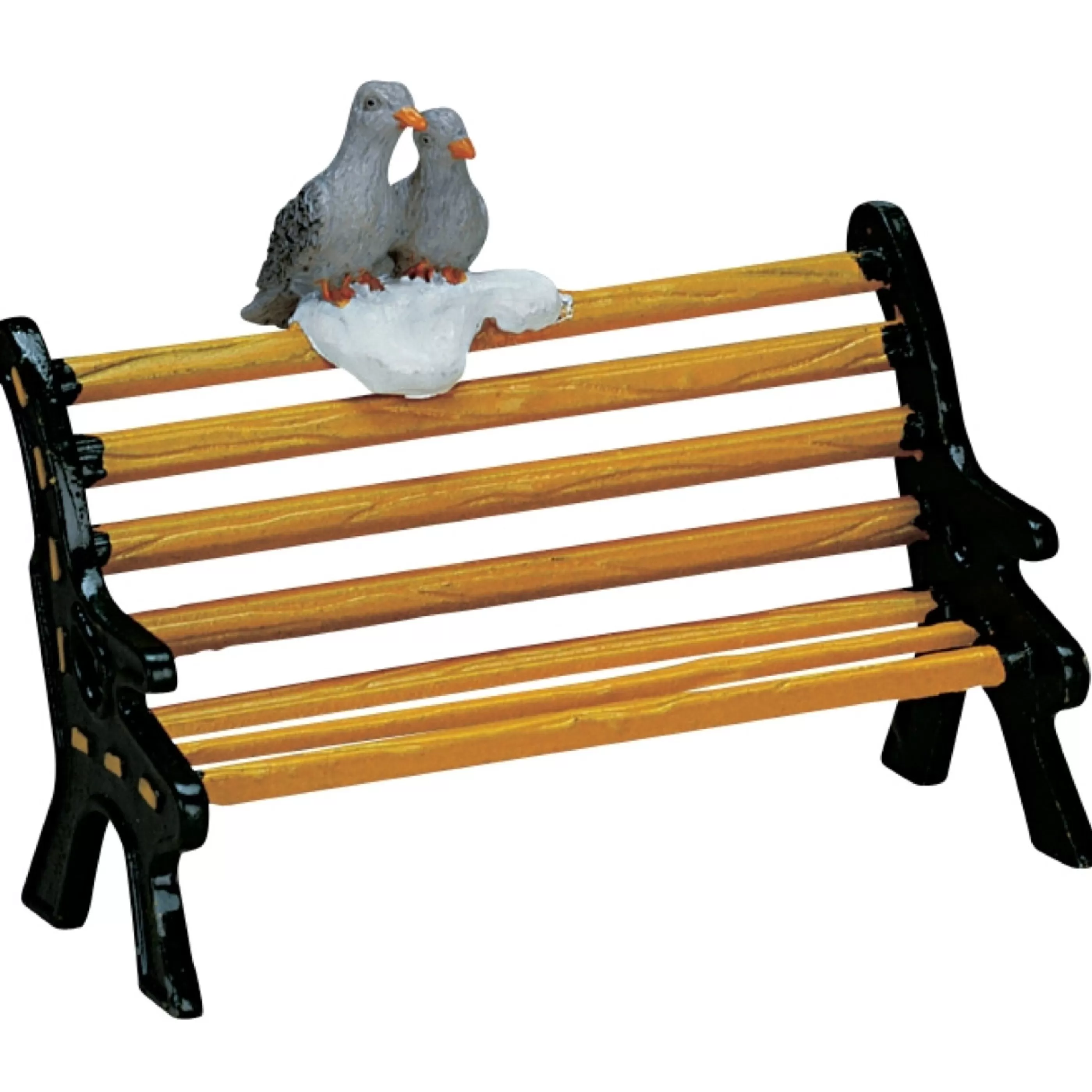 New Lemax Christmas Shop Lemax Bench With Birds