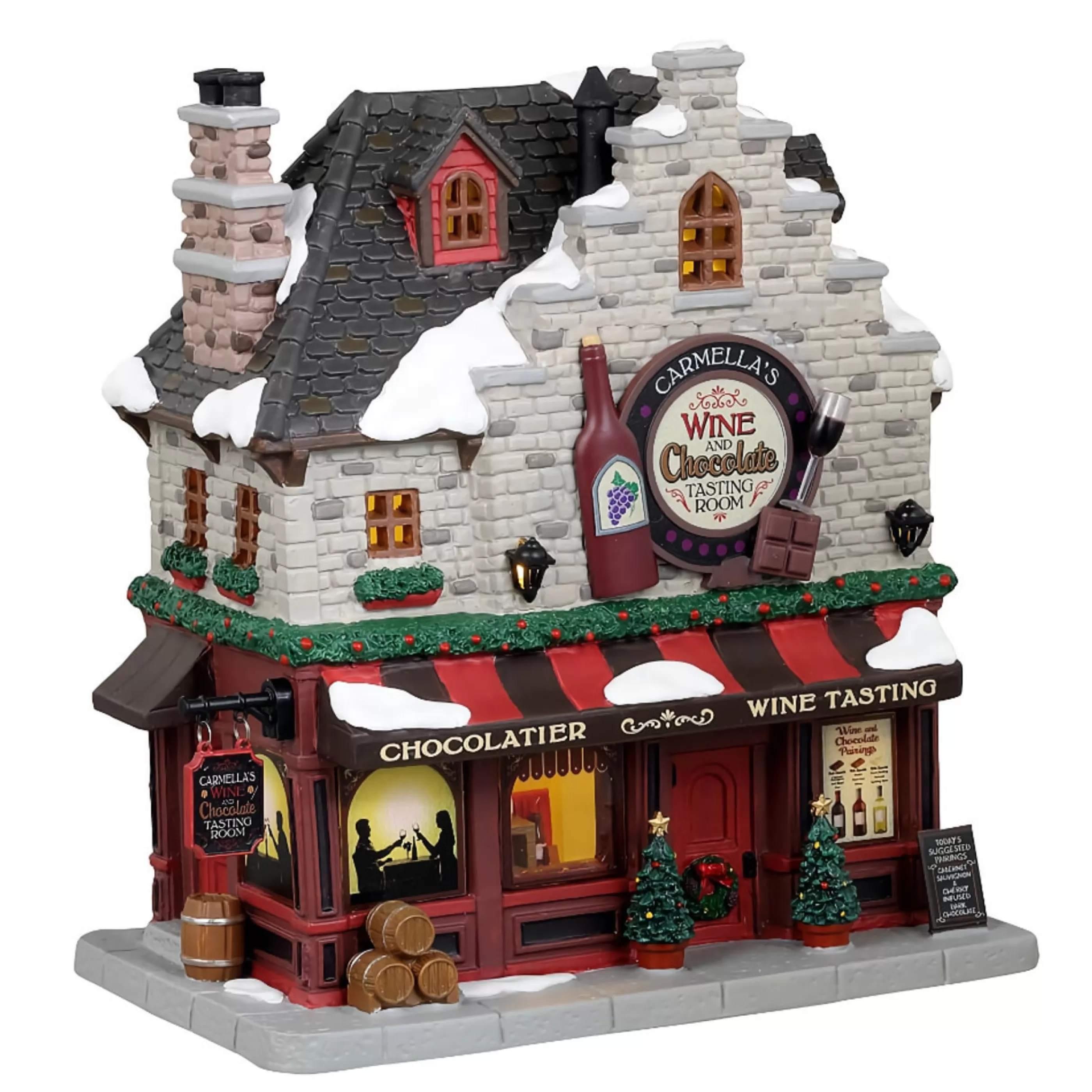 Best Lemax Christmas Shop Lemax Carmellas Wine And Chocolate Tasting Room - 18Cm