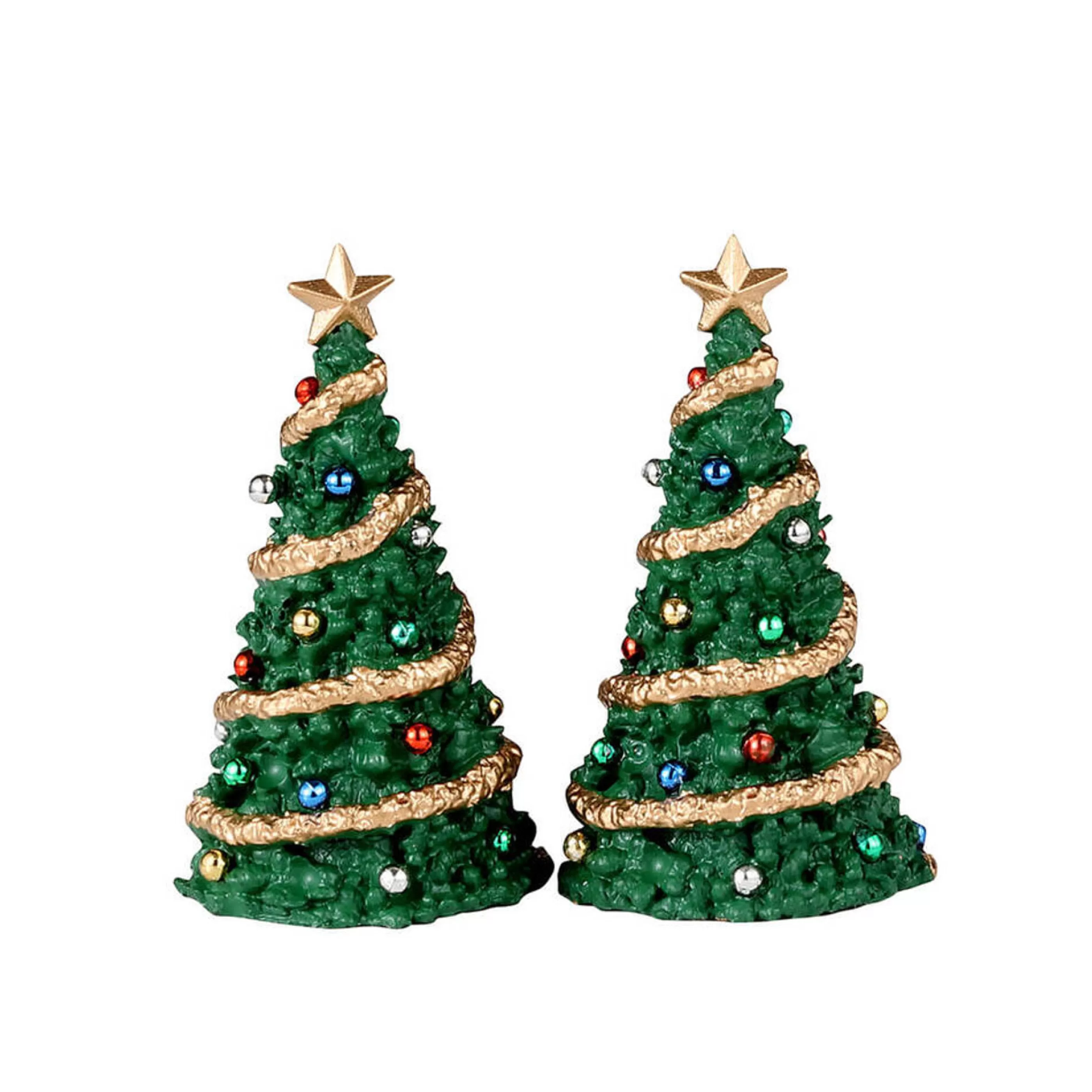 Best Sale Lemax Christmas Shop Lemax Classic Christmas Trees (Set Of 2) - 6.5Cm